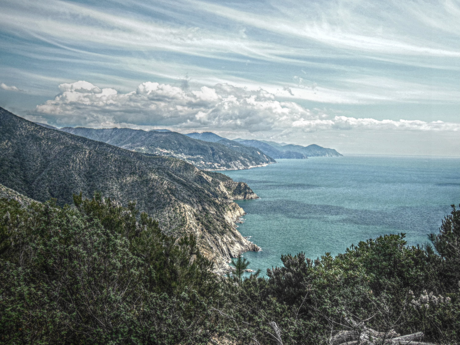 dall'alto, Moneglia, Deiva Marina, Bonassola, Levanto