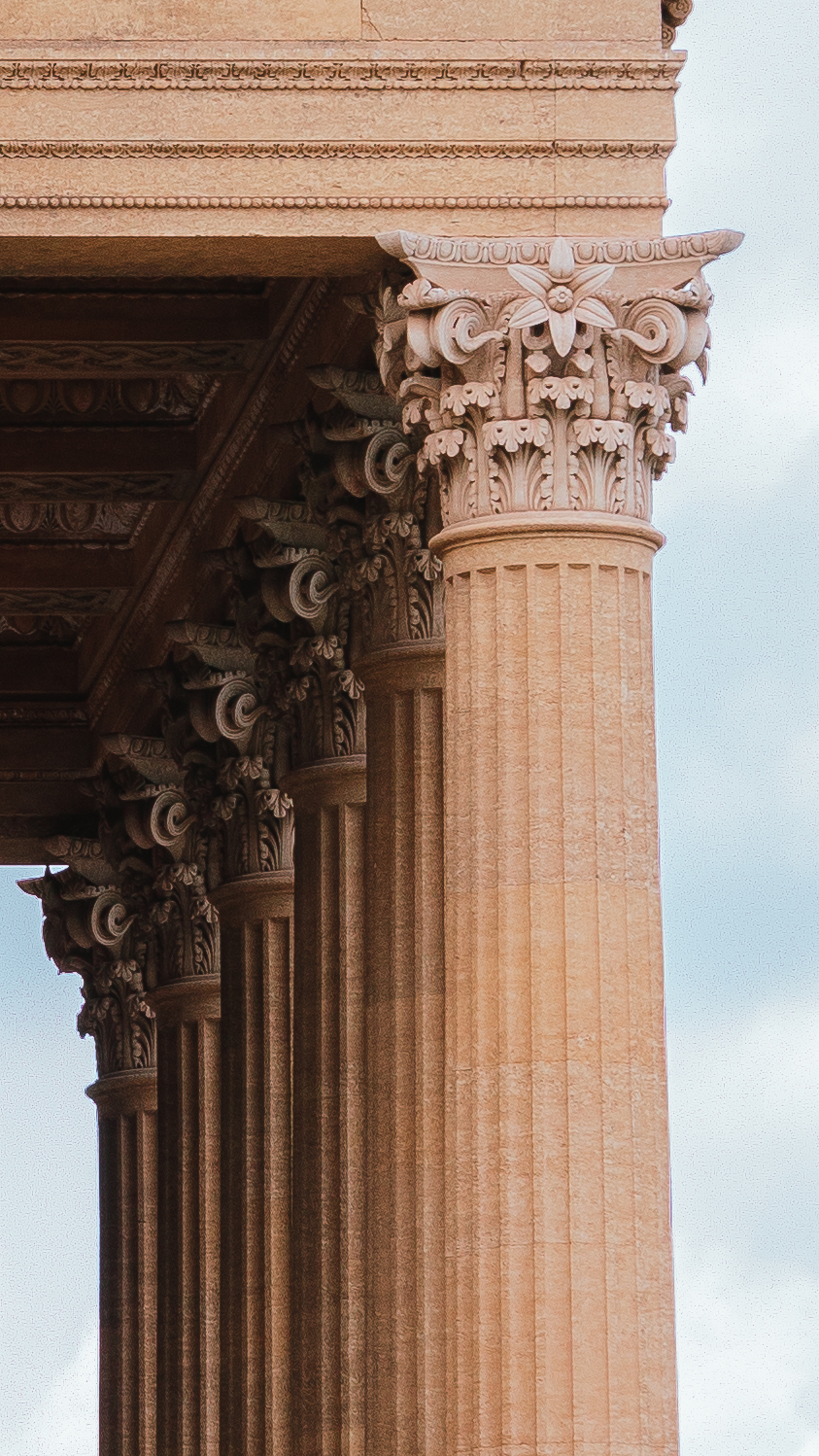 Corinthian columns - Teatro Massimo