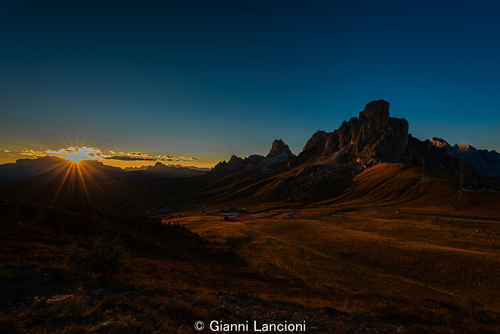 Tramonto al Passo Giau
