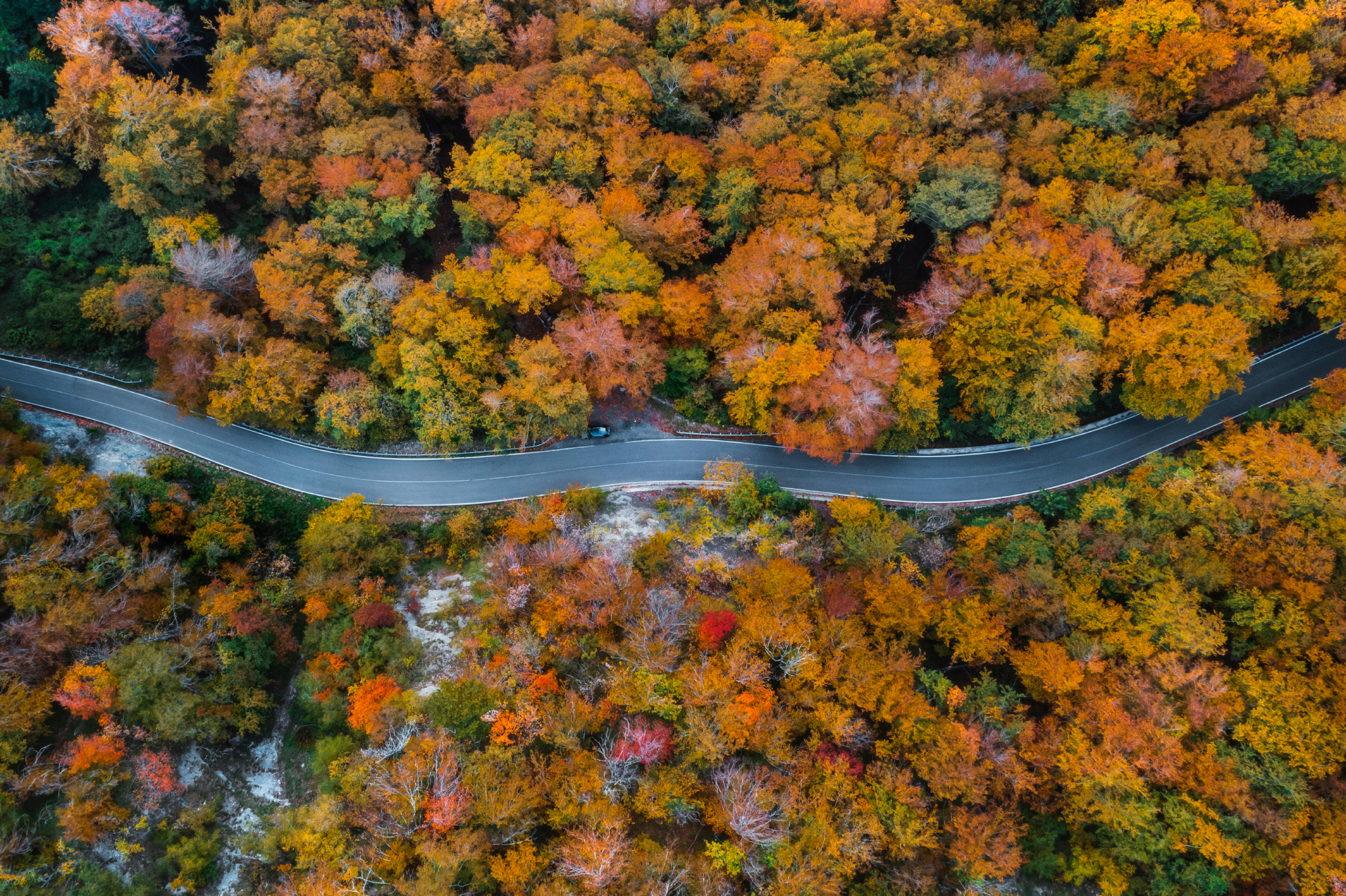 Tuscan-Emilian Apennines "drone view"