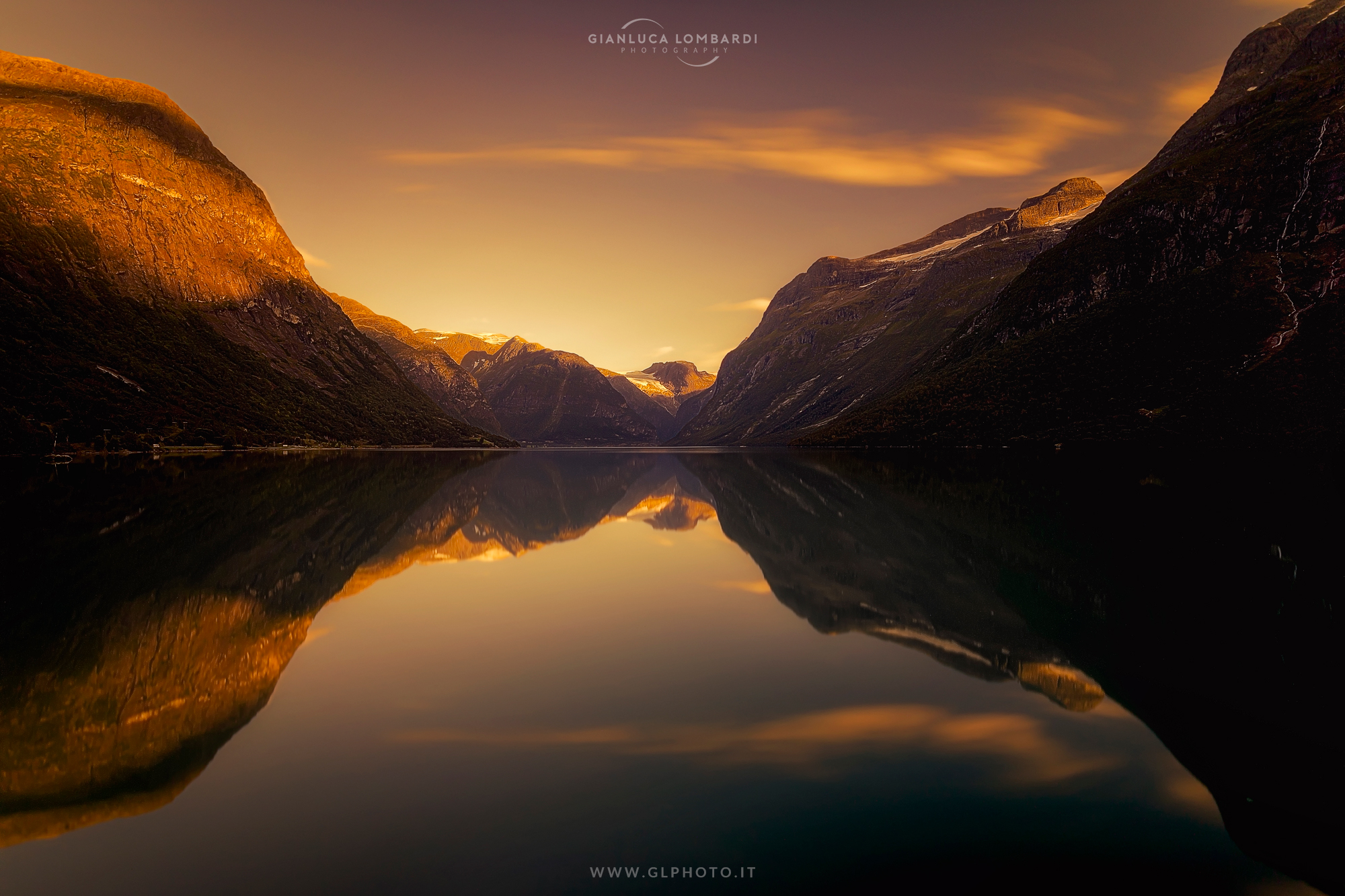Soft lighting in Lovatnet
