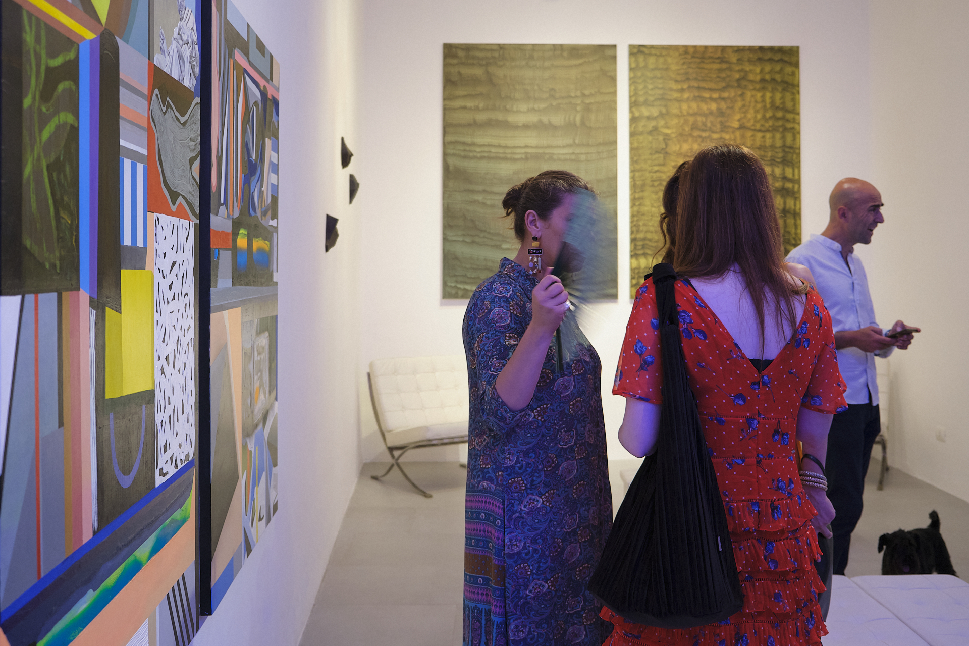 una mostra, tanti colori e tanto caldo