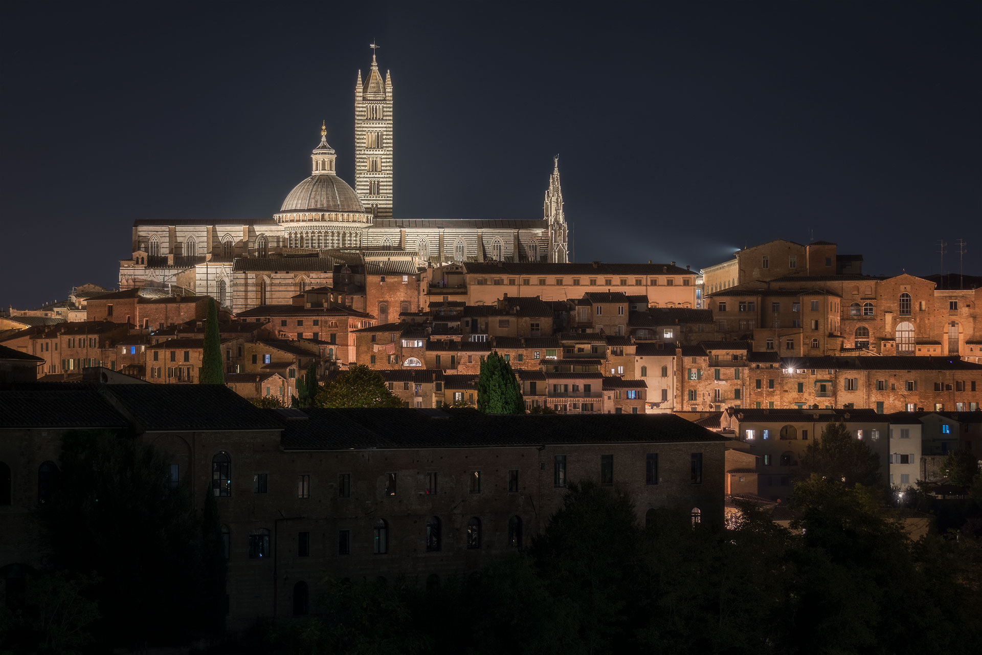 Siena by night