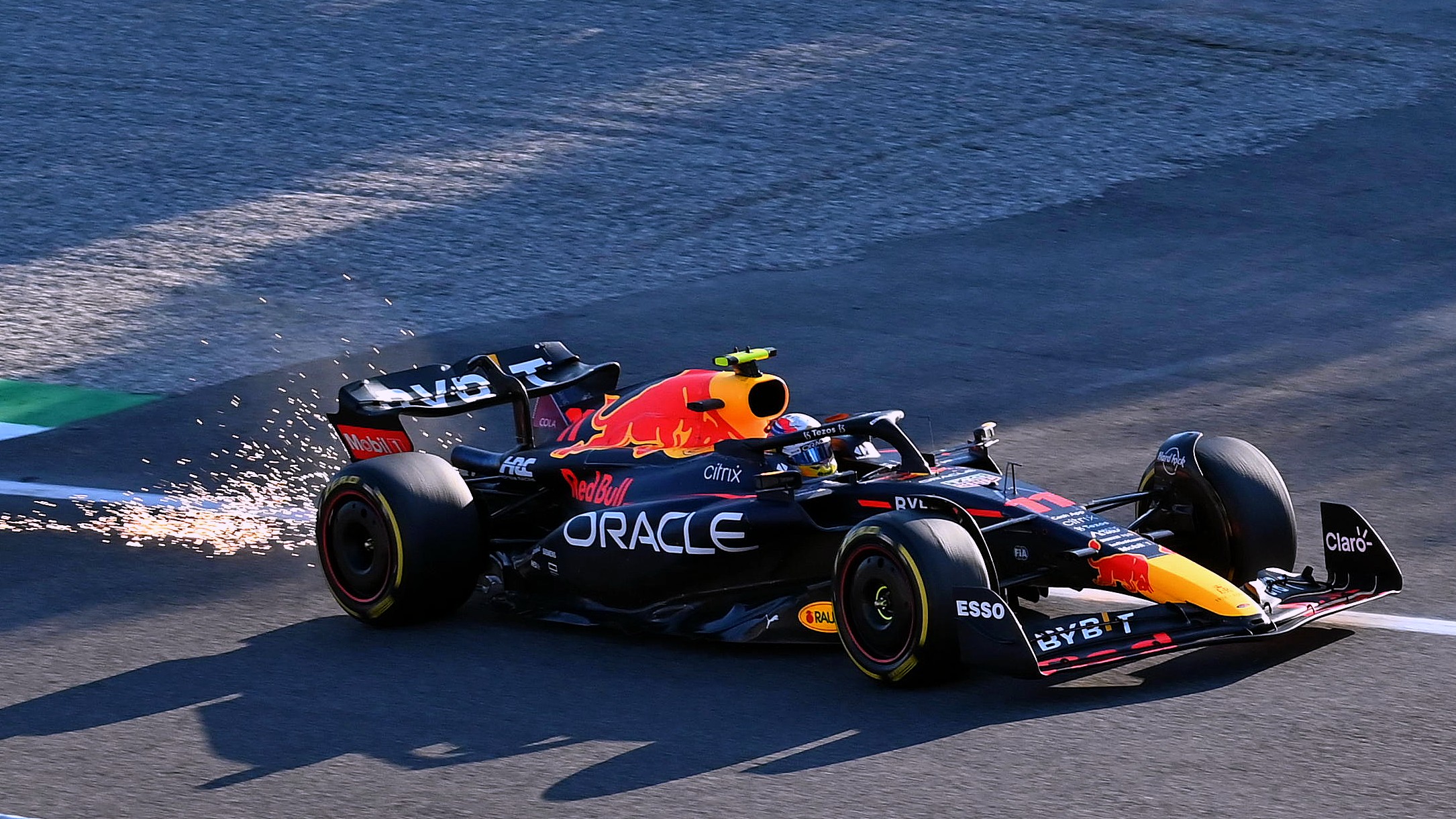 Perez makes sparks