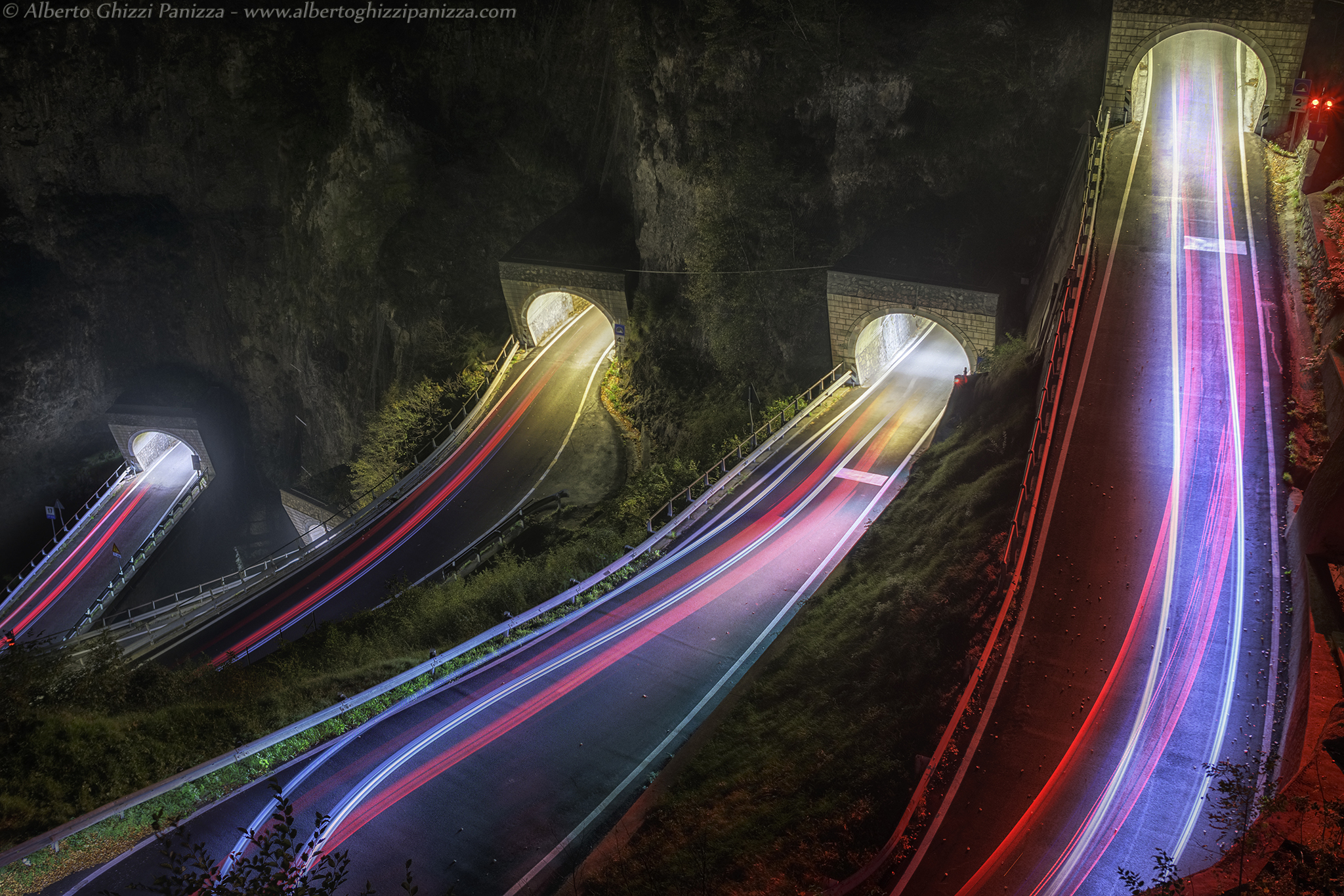 Tunnels of light