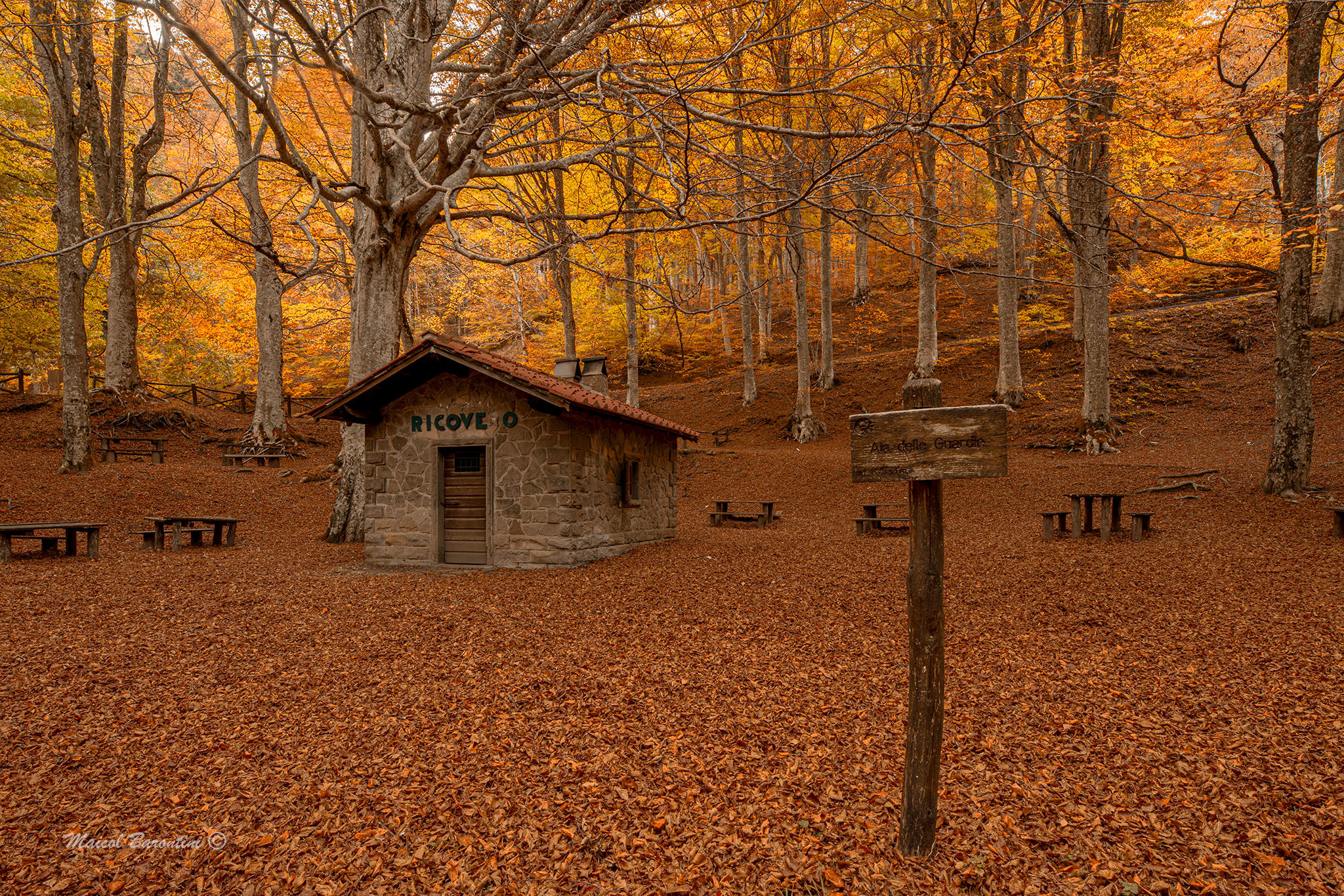 The old shelter of the guards