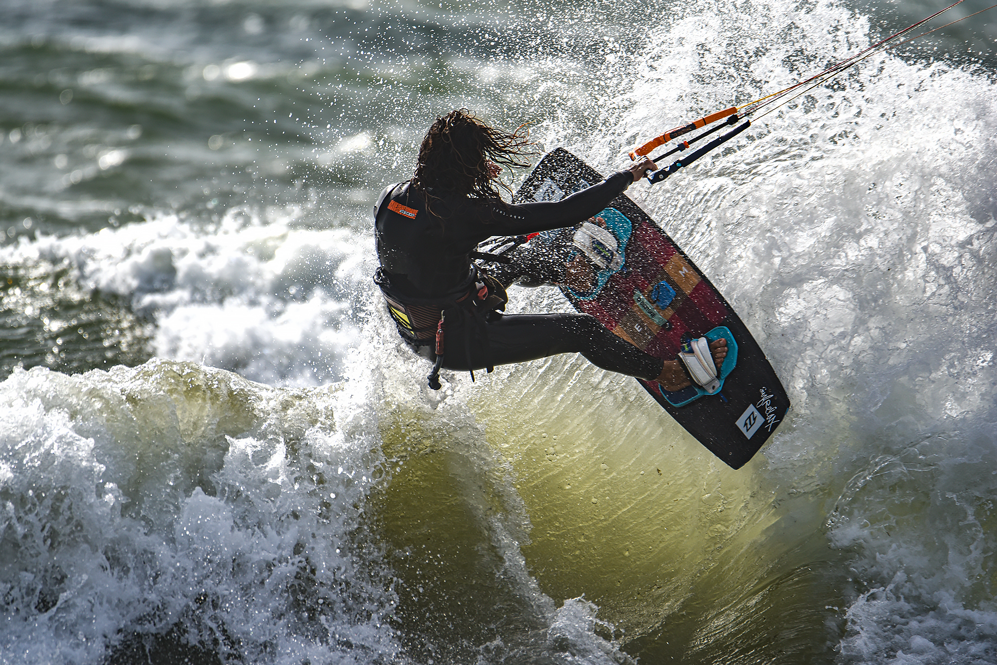 Kite in the Gulf of Follonica.