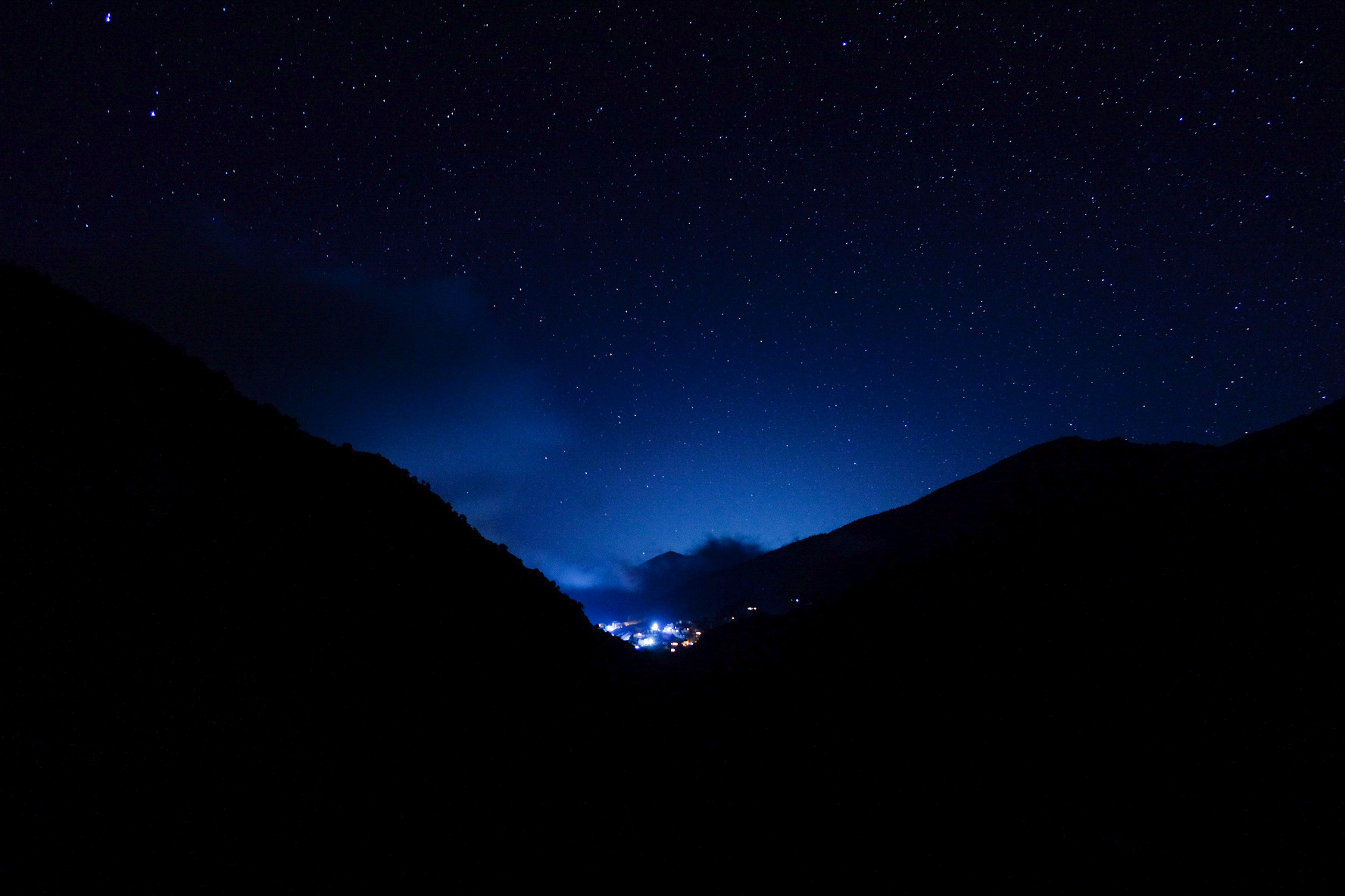 La notte in Alto Atlante