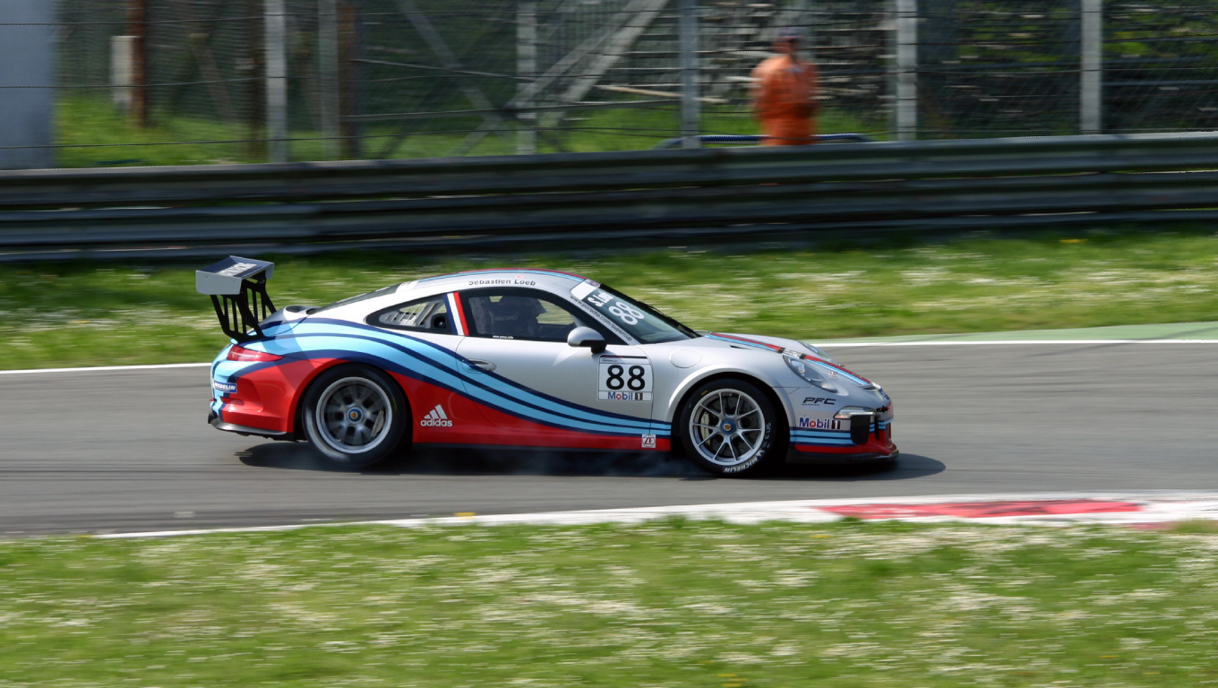 Loeb - Frenata con bloccaggio