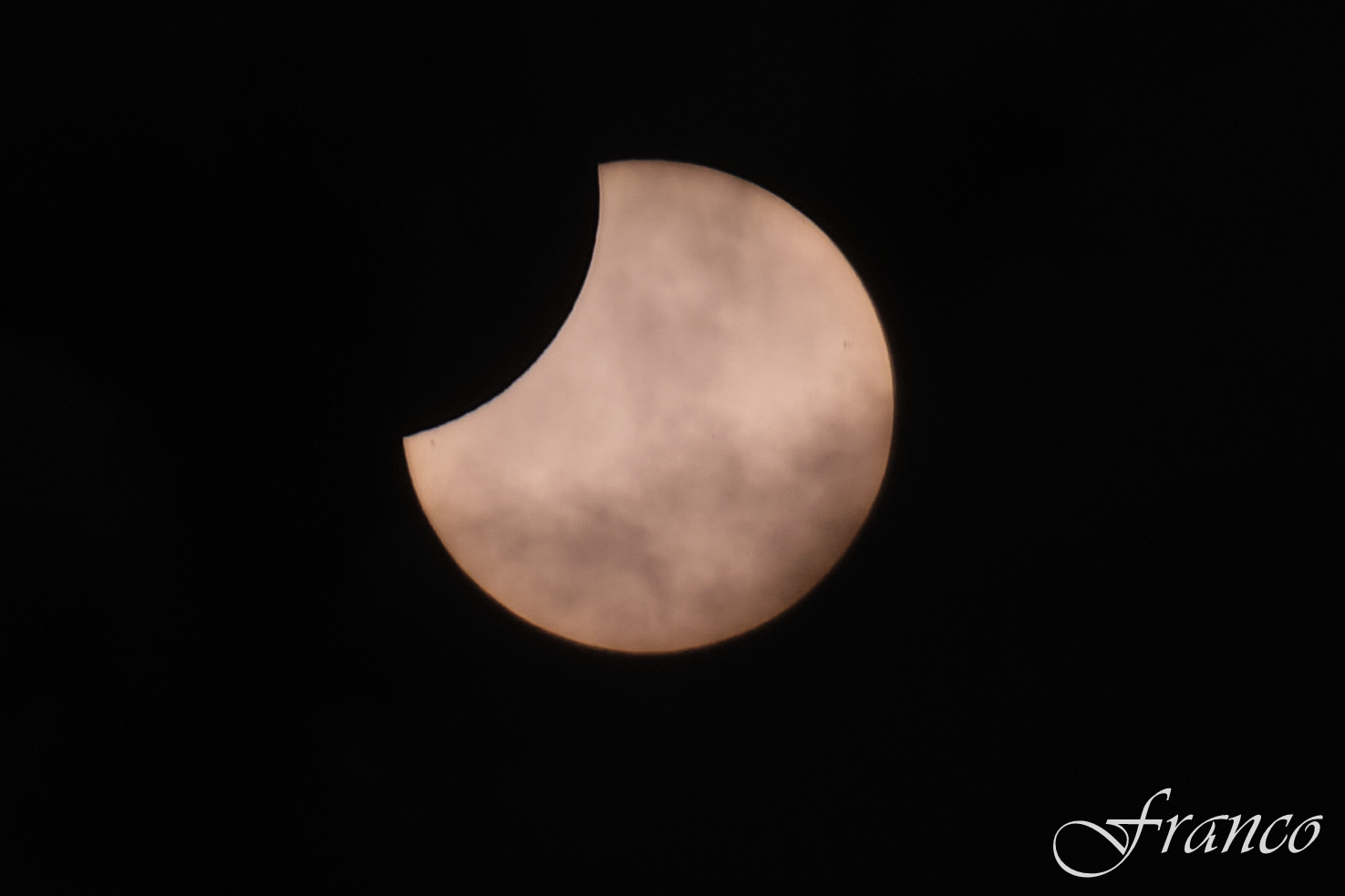 Eclissi parziale del sole del 25 Ottobre 2022 - #2