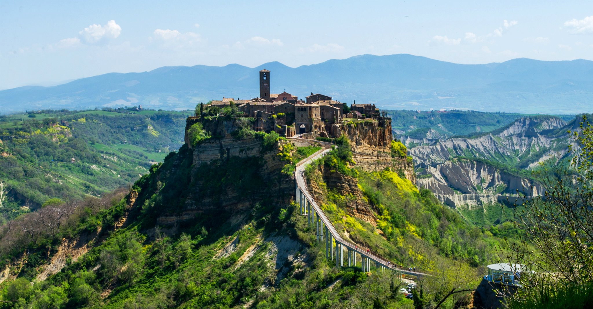 Civita di Bagnoregio or "the dying city" (vt)