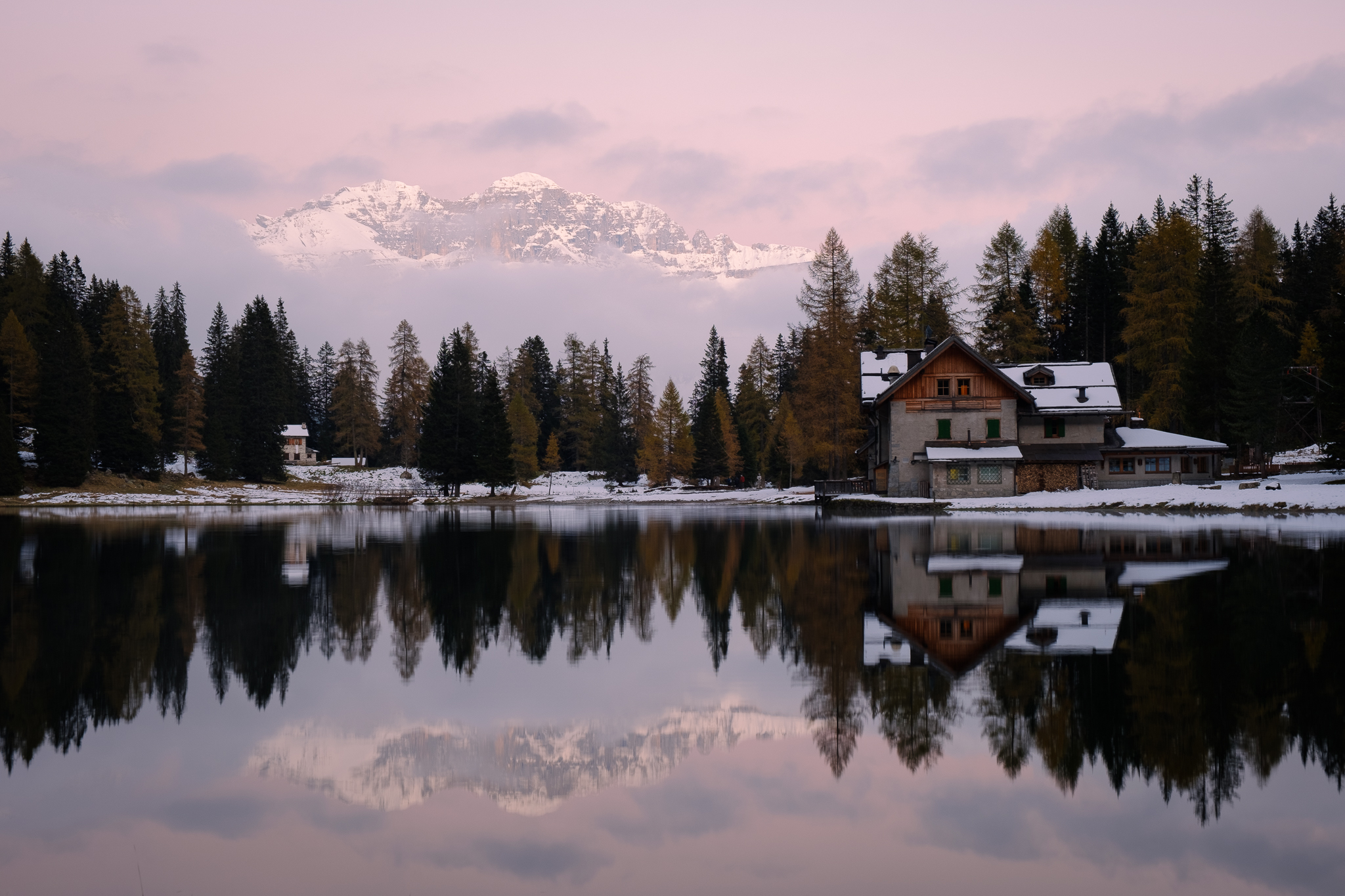 Tramonto Lago Nambino