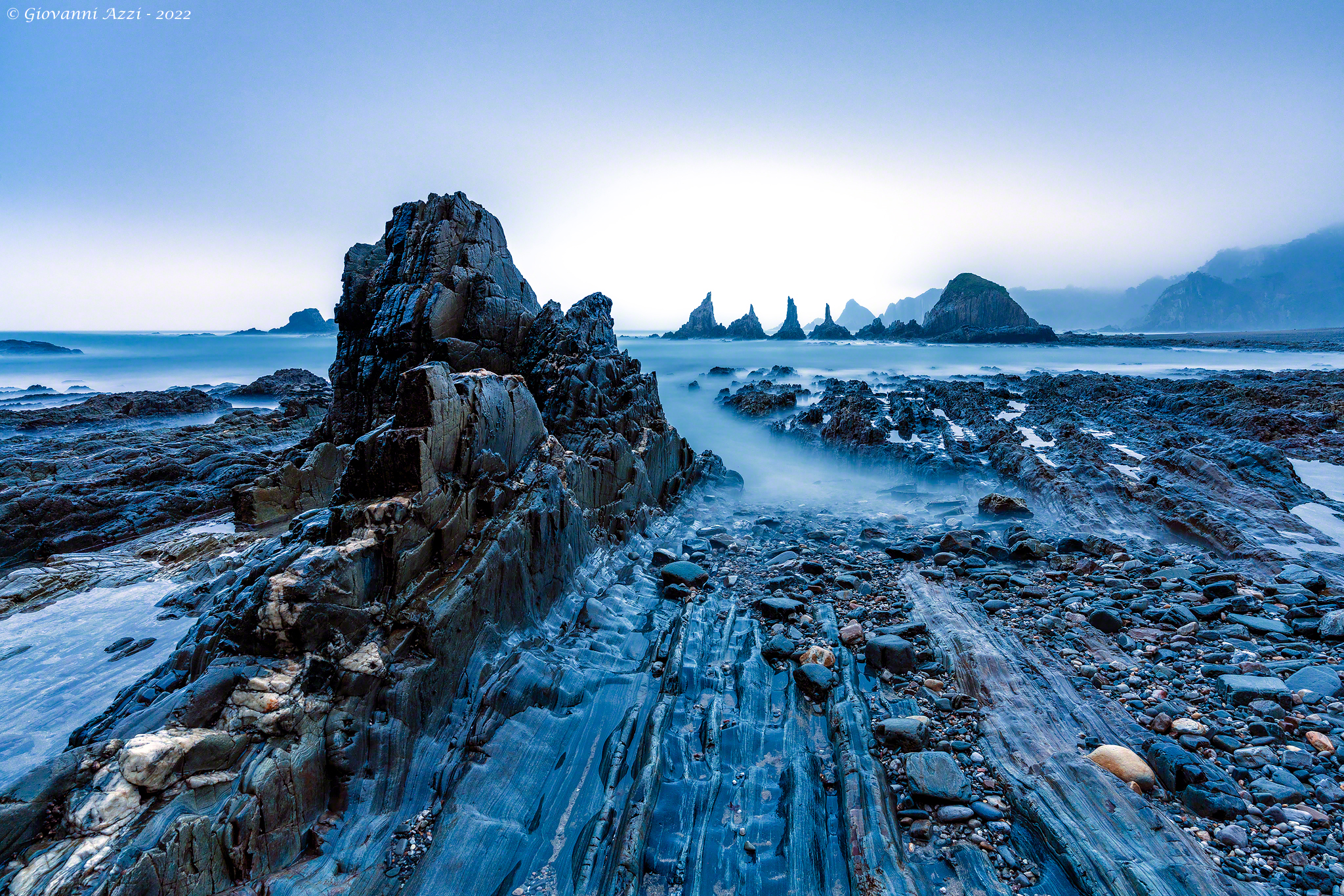 Aspettando l'alba a Gueirua