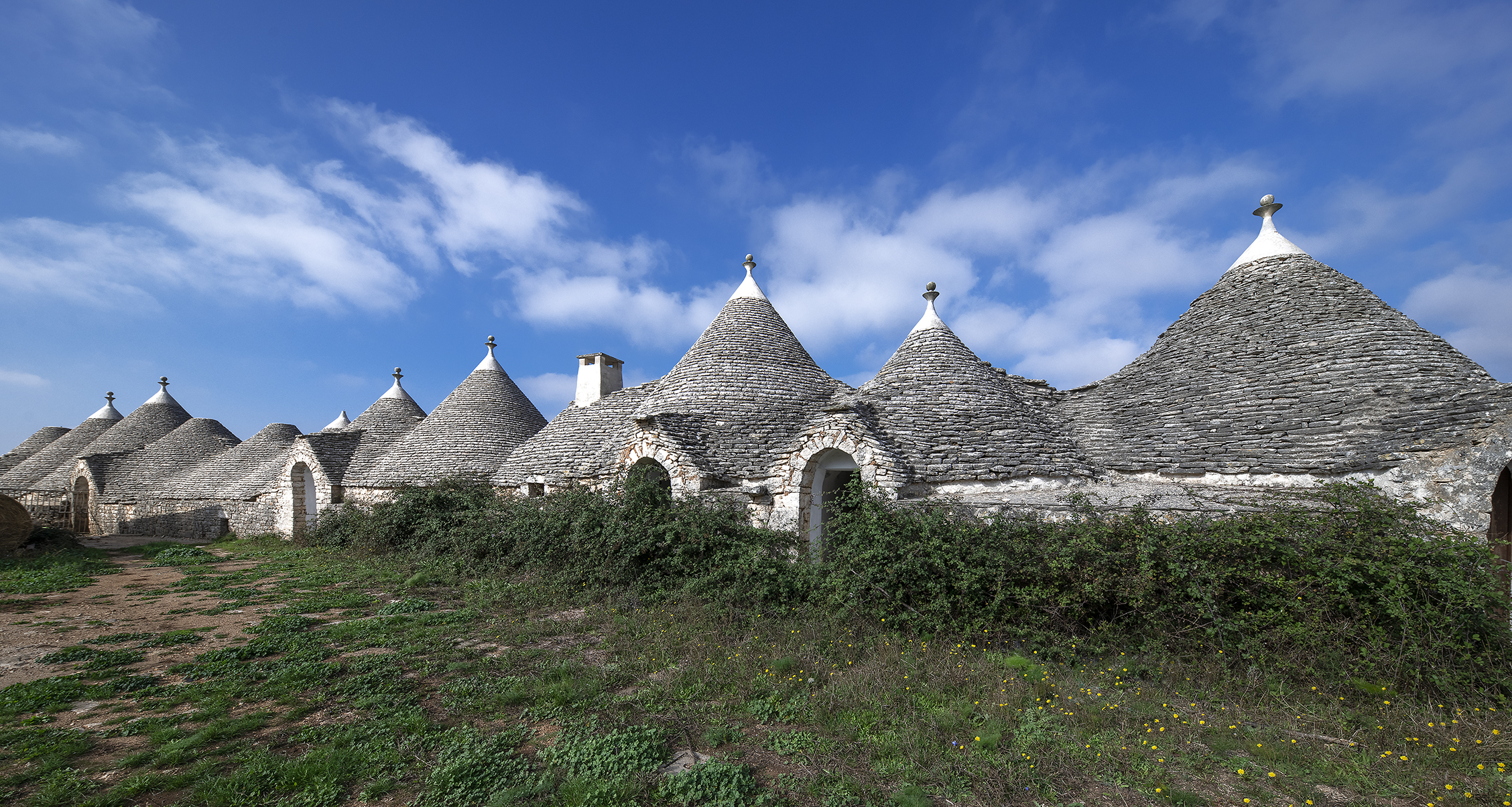 Abandoned trulli complex