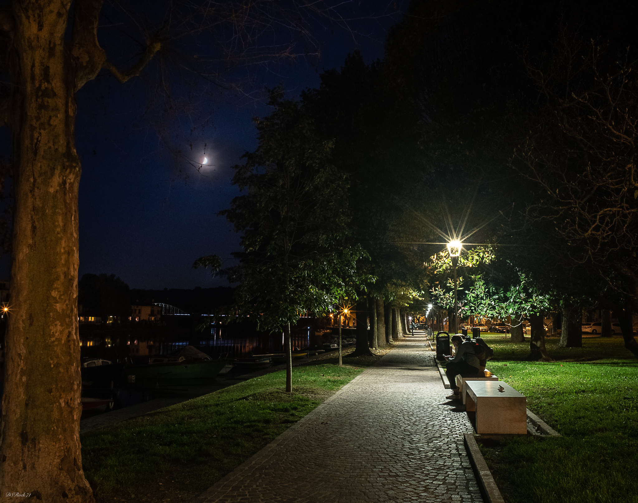 Brivio (Lc), lungofiume alberato