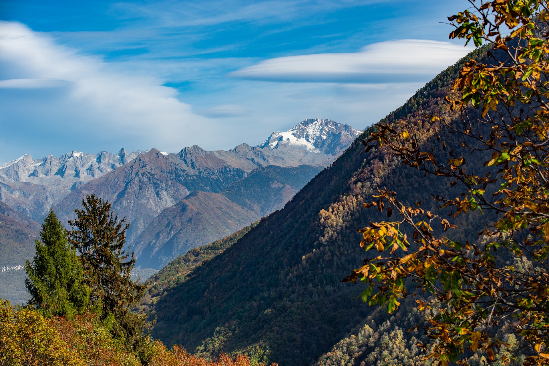 a view from Pedesina Val Gerola