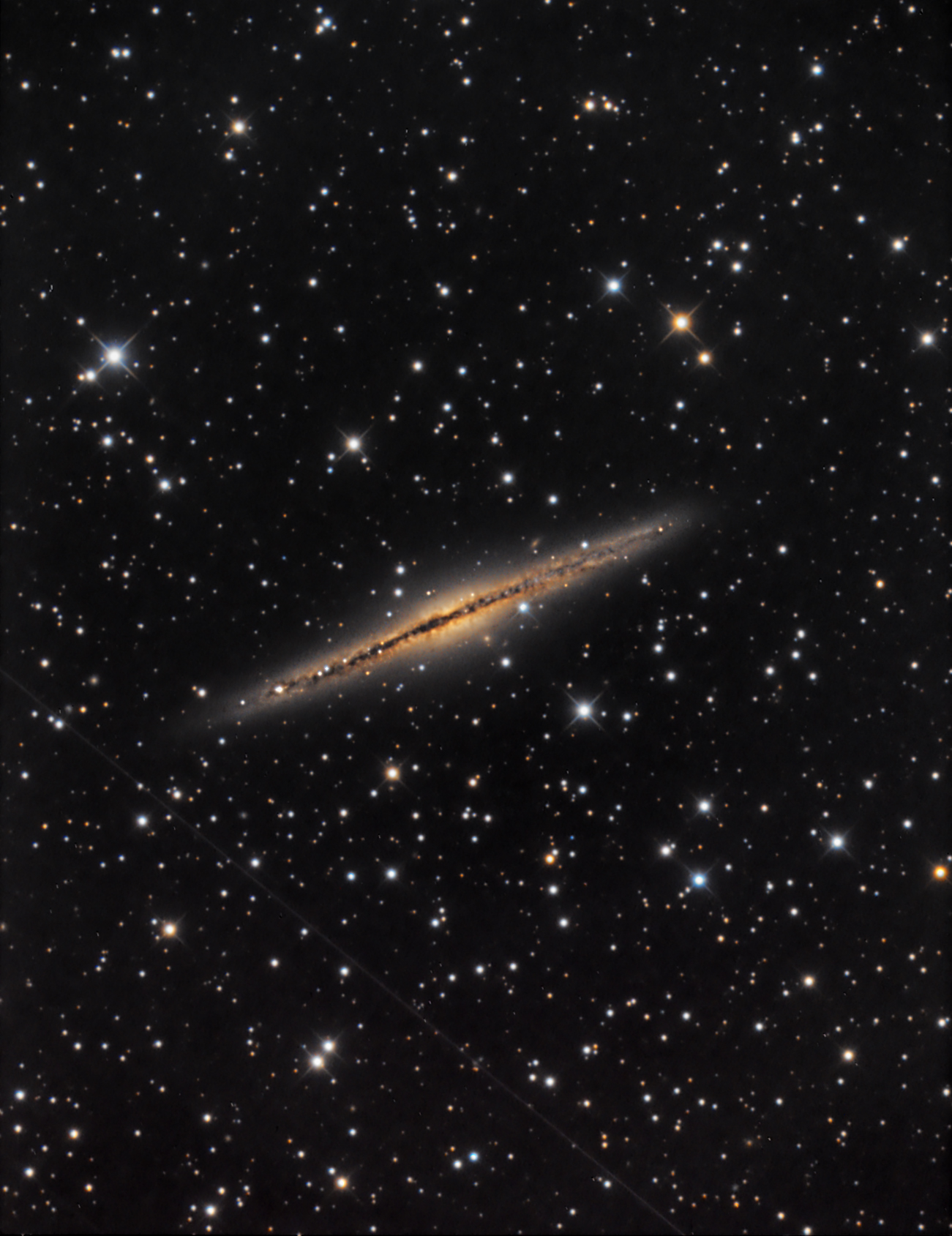 NGC 891 close-up