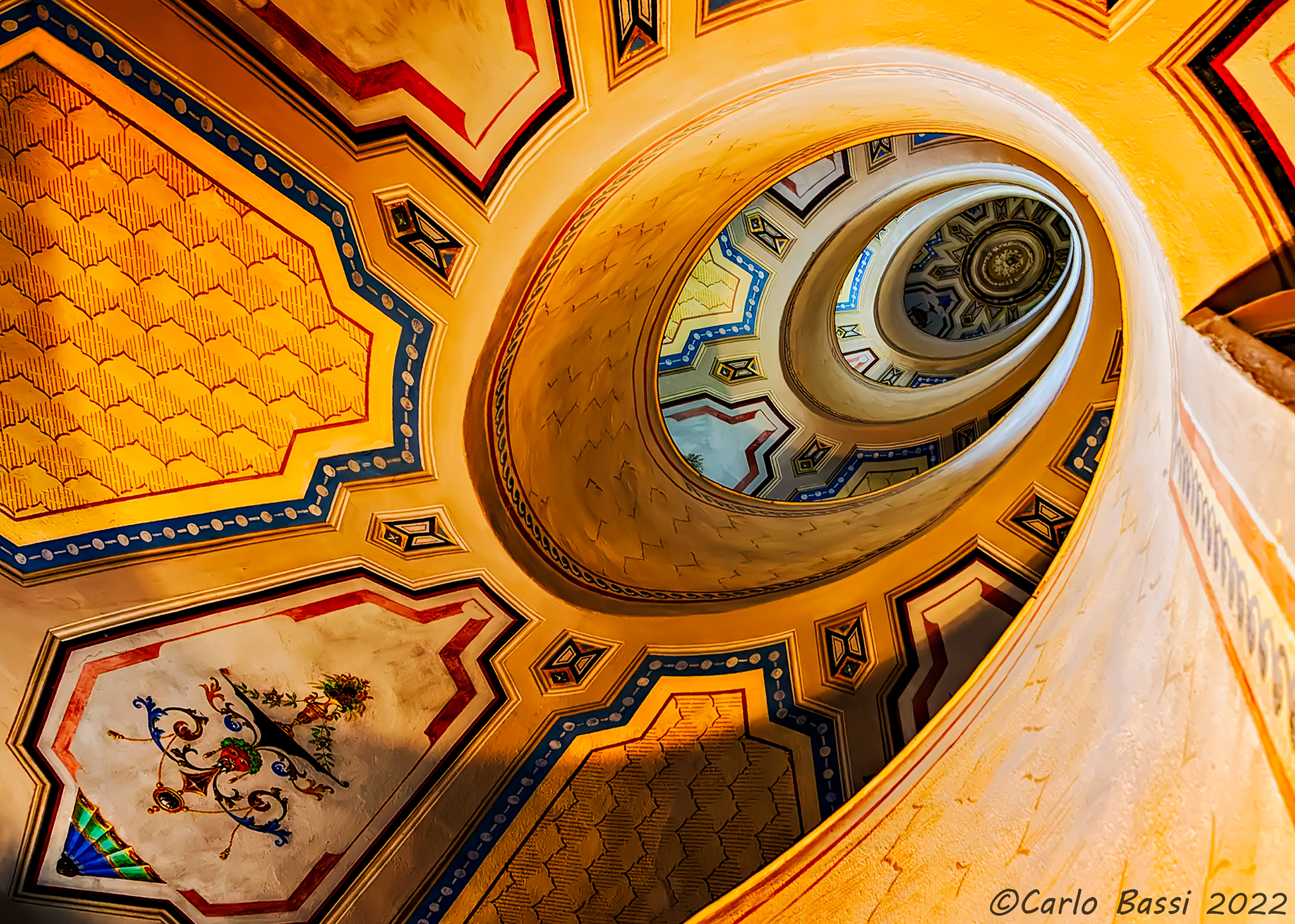 La scala a chiocciola di palazzo Barozzi (Vignola)