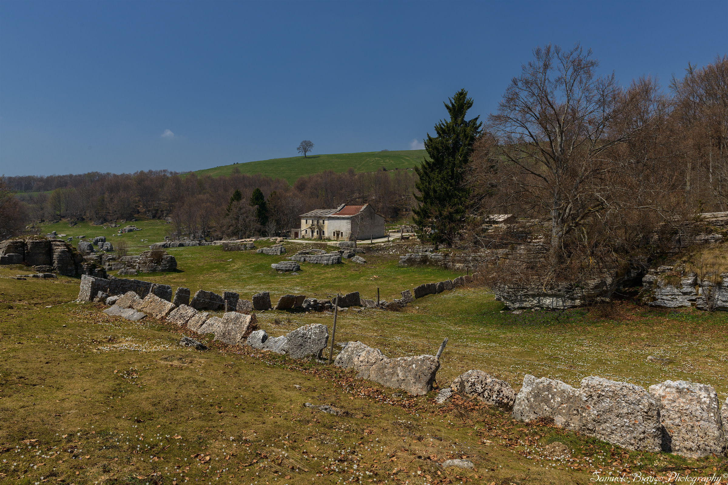 Typical farmhouse in Lessinia