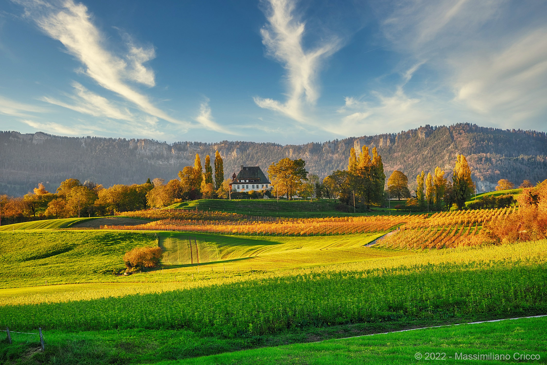 The colors of Autumn in North Vaudois, Switzerland