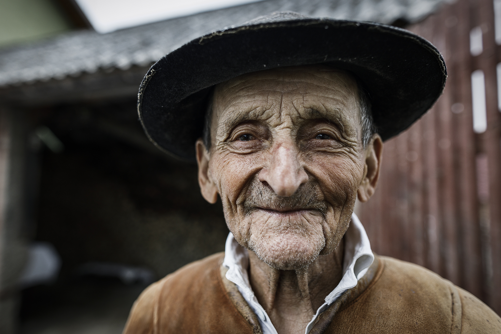 Old man in Maramures
