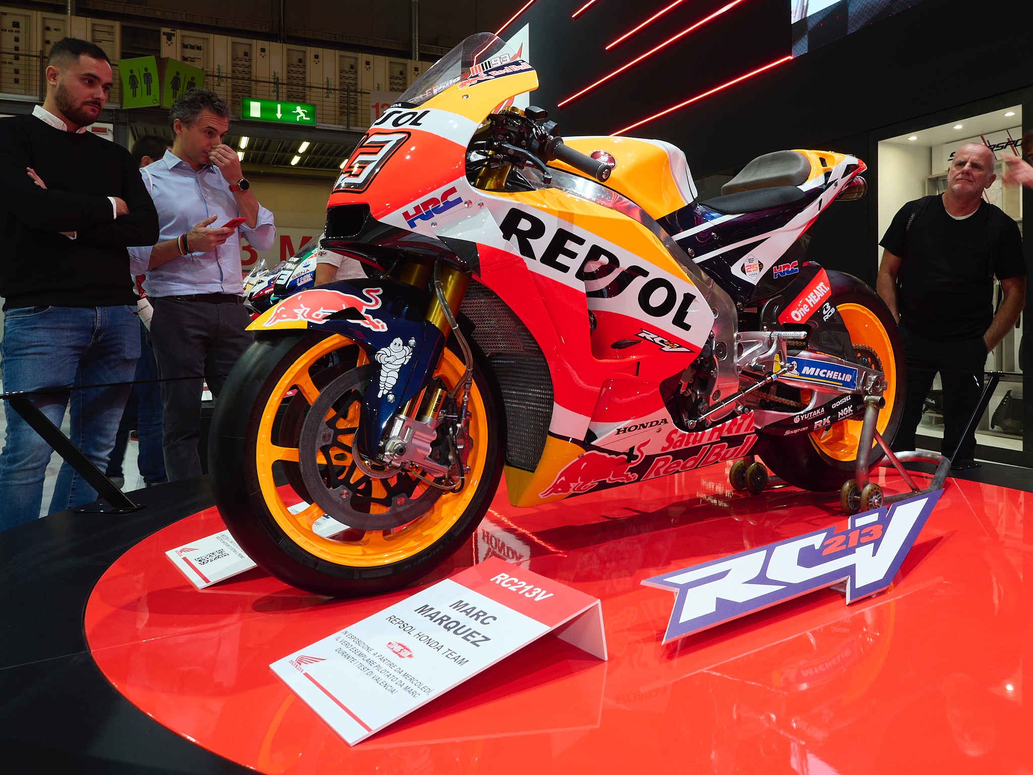 La moto del campione