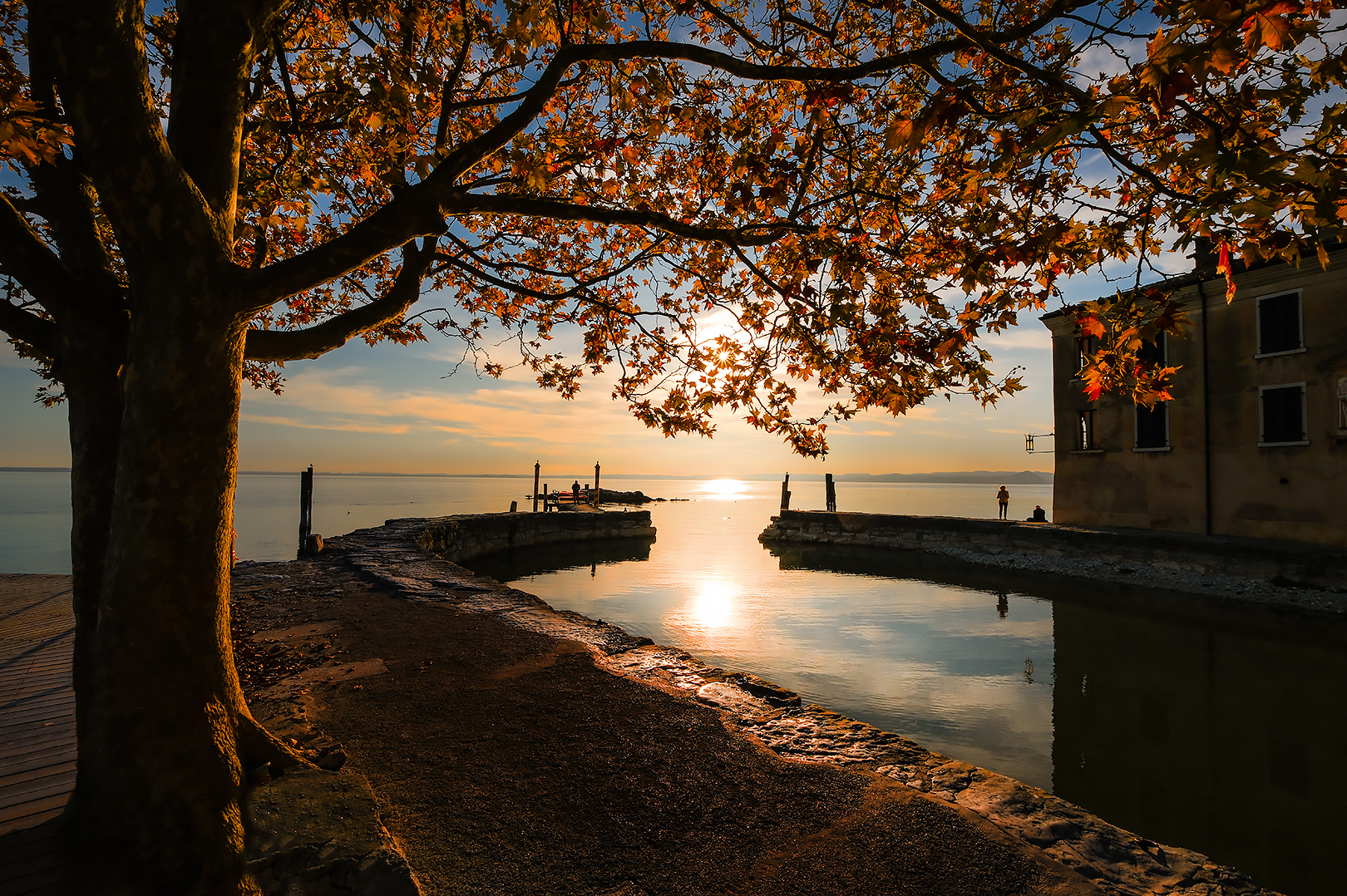 Luci d'autunno sul Garda