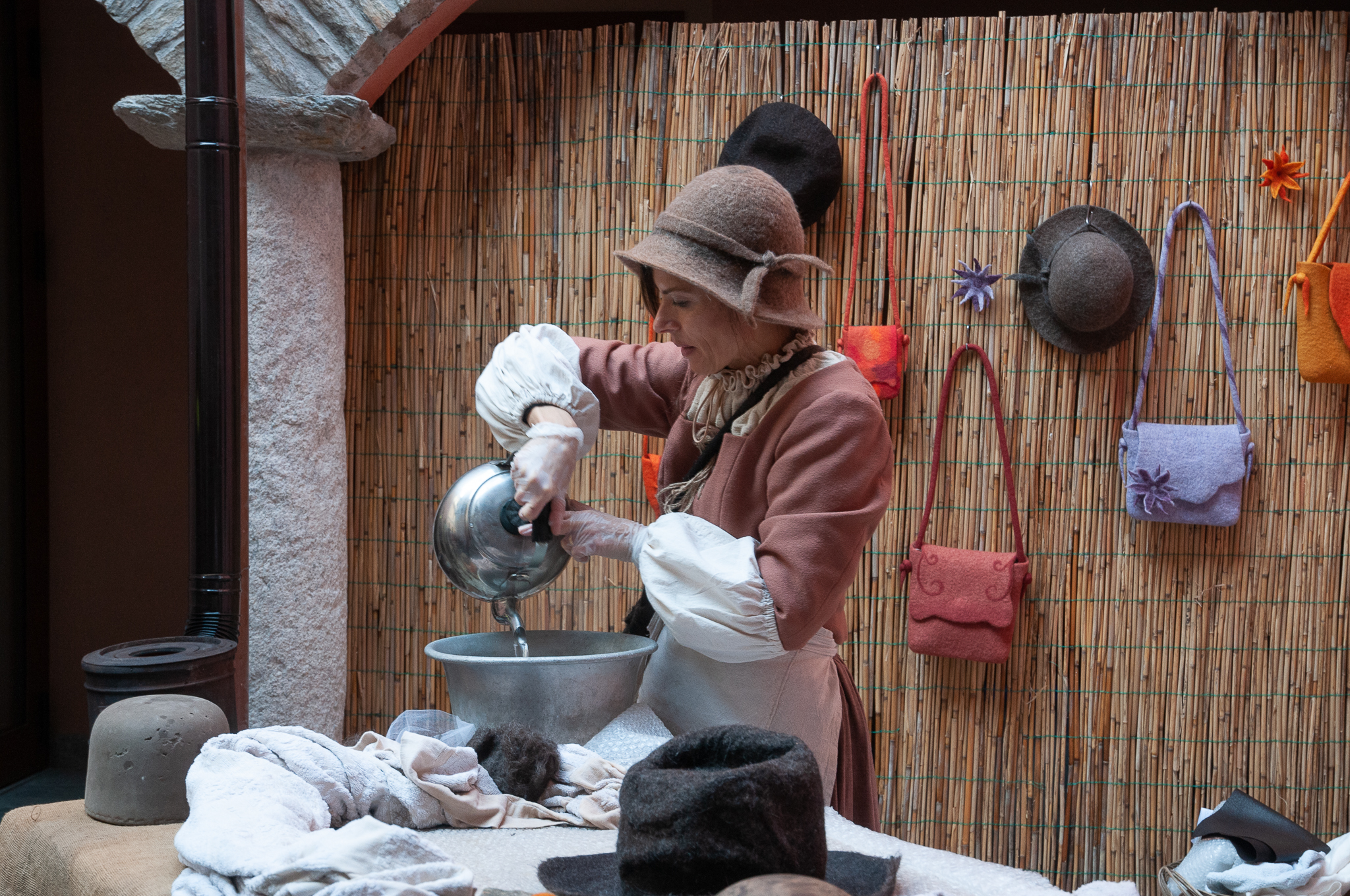 preparation of boiled wool hats