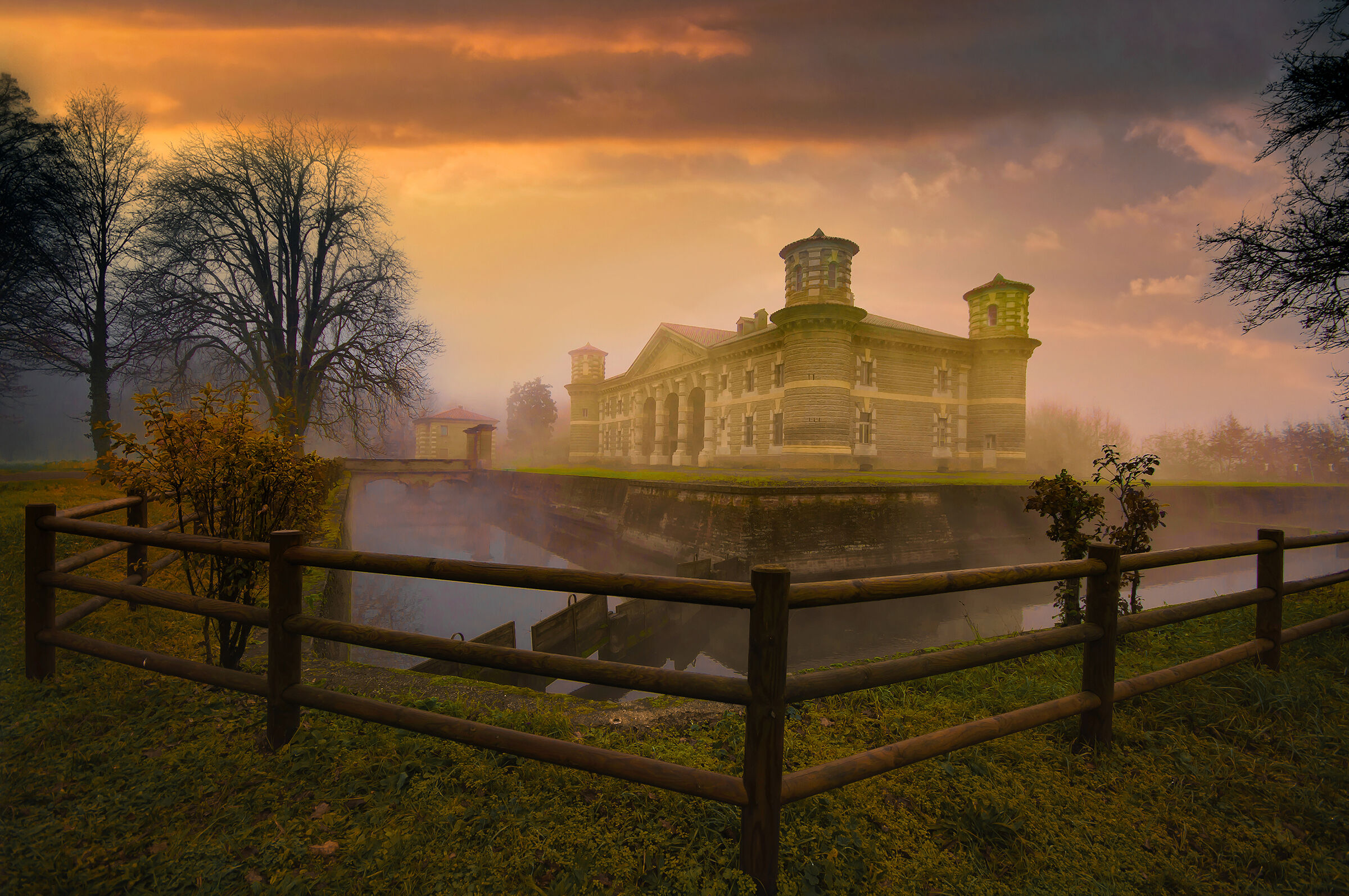 La palazzina gonzaghesca di Bosco Fontana  (mn)
