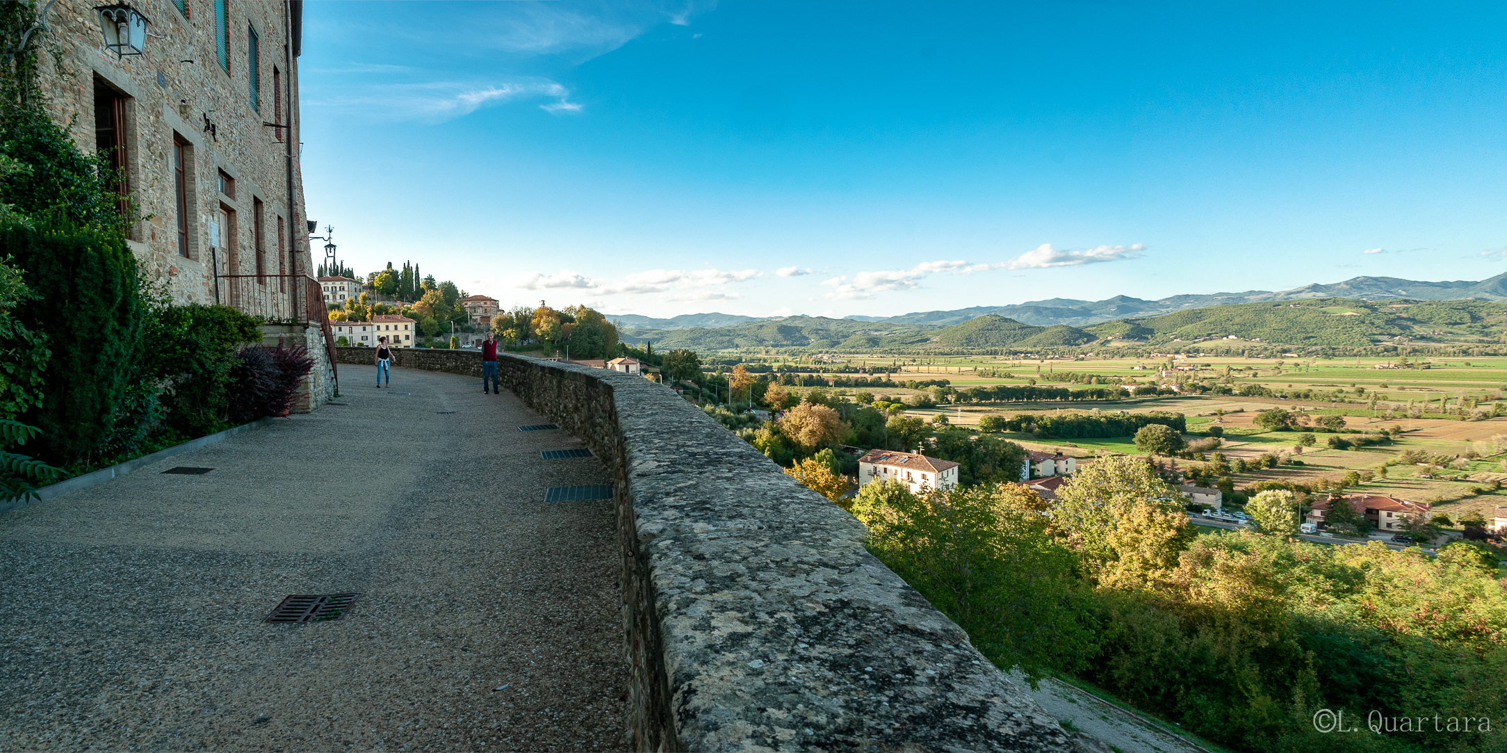 Panorama dalle mura antiche