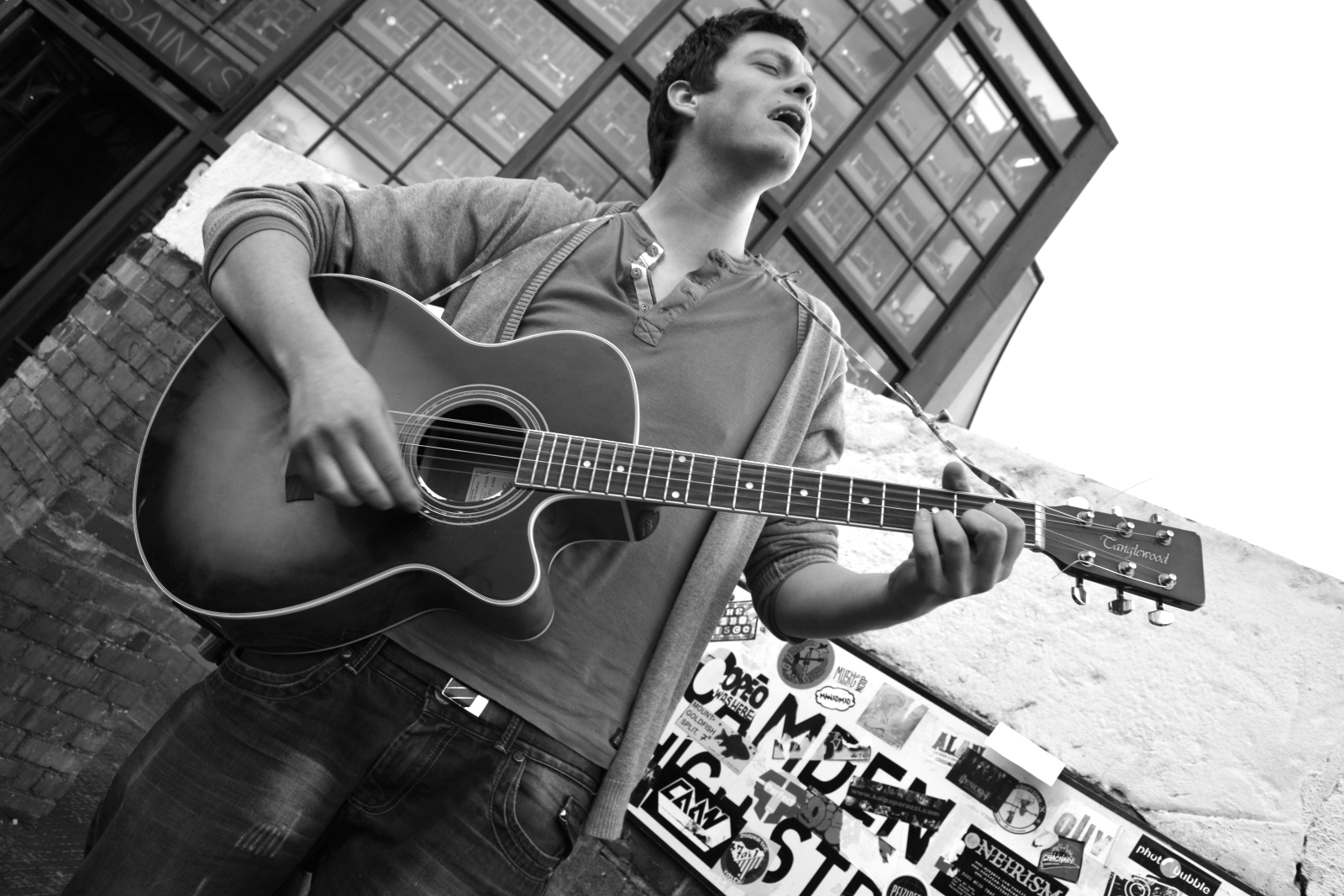 Singing in the street