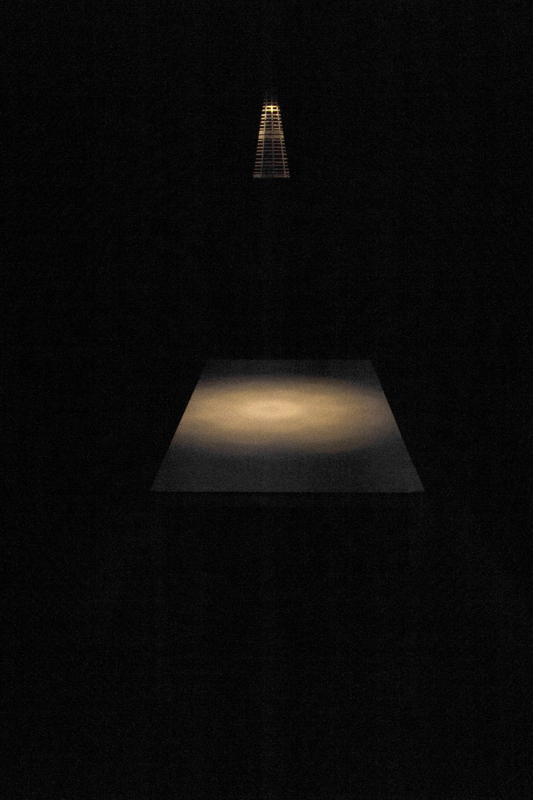 Light and table