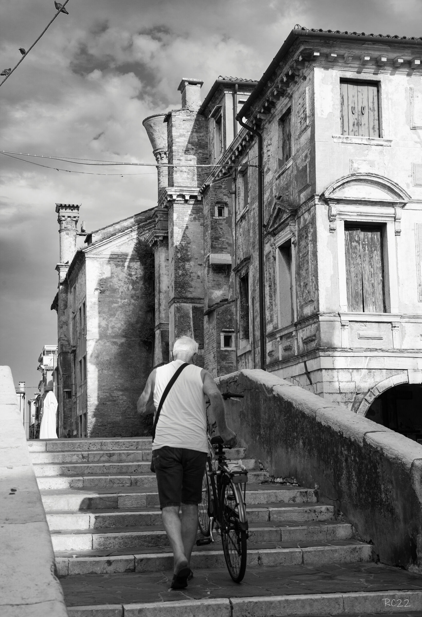 Una bici a Chioggia
