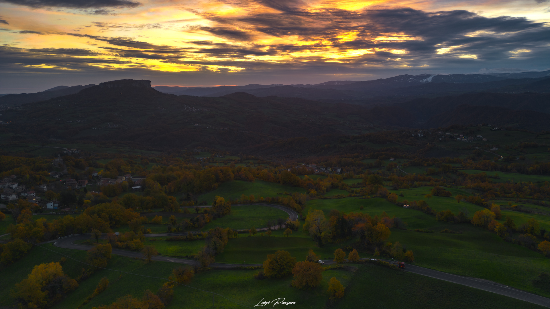 Sunset Pietra di Bismantova