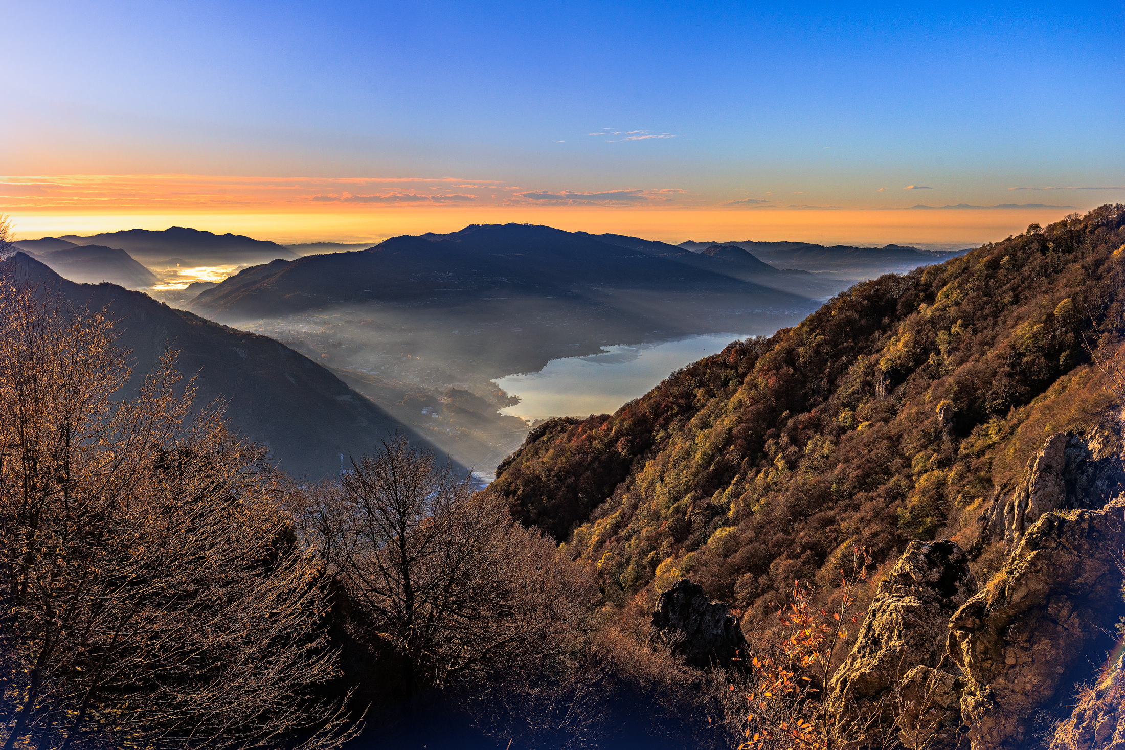 Sunrise at Moreggie's nozzle