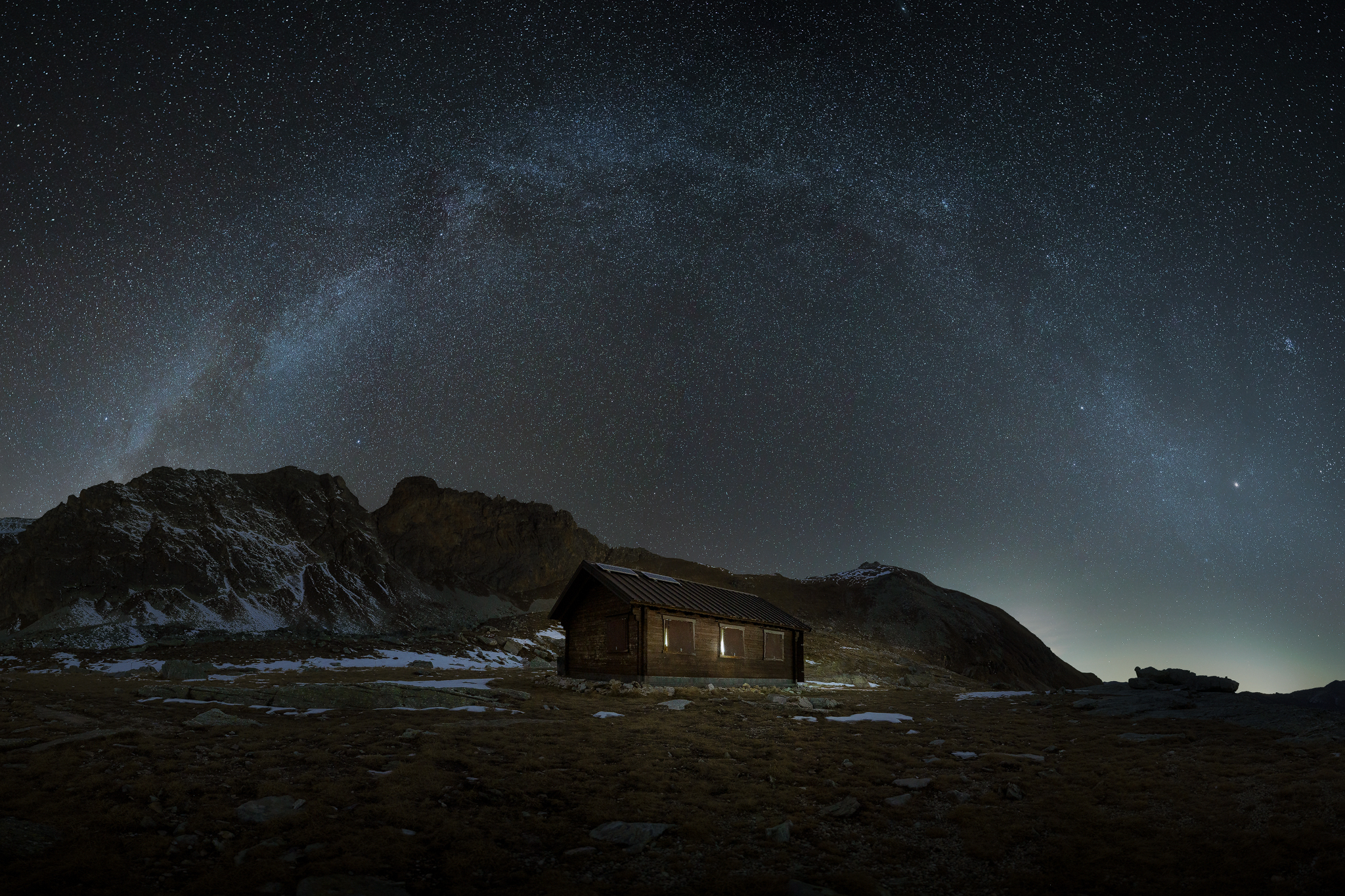 Una notte al bivacco