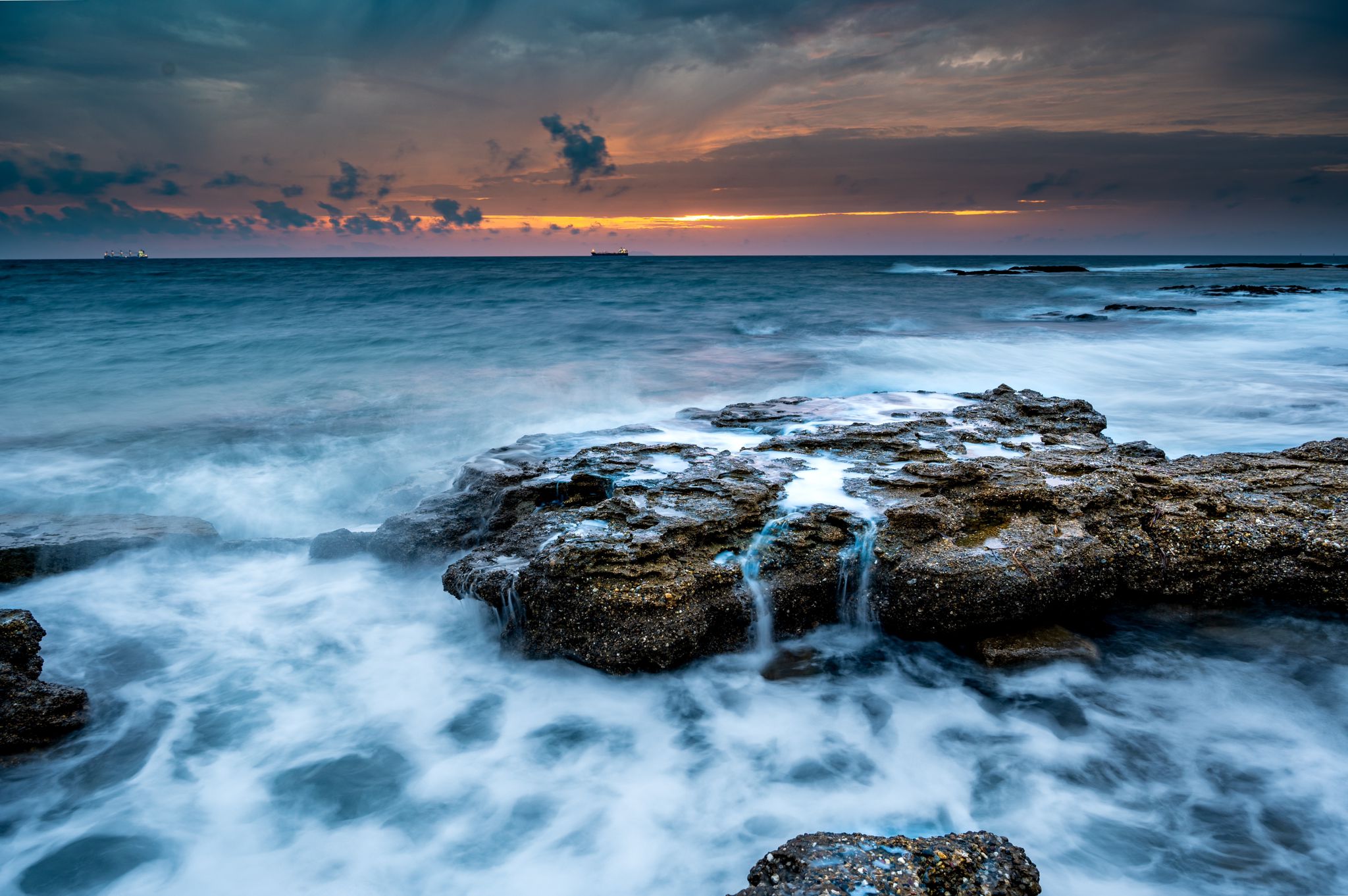Blue pill sunset