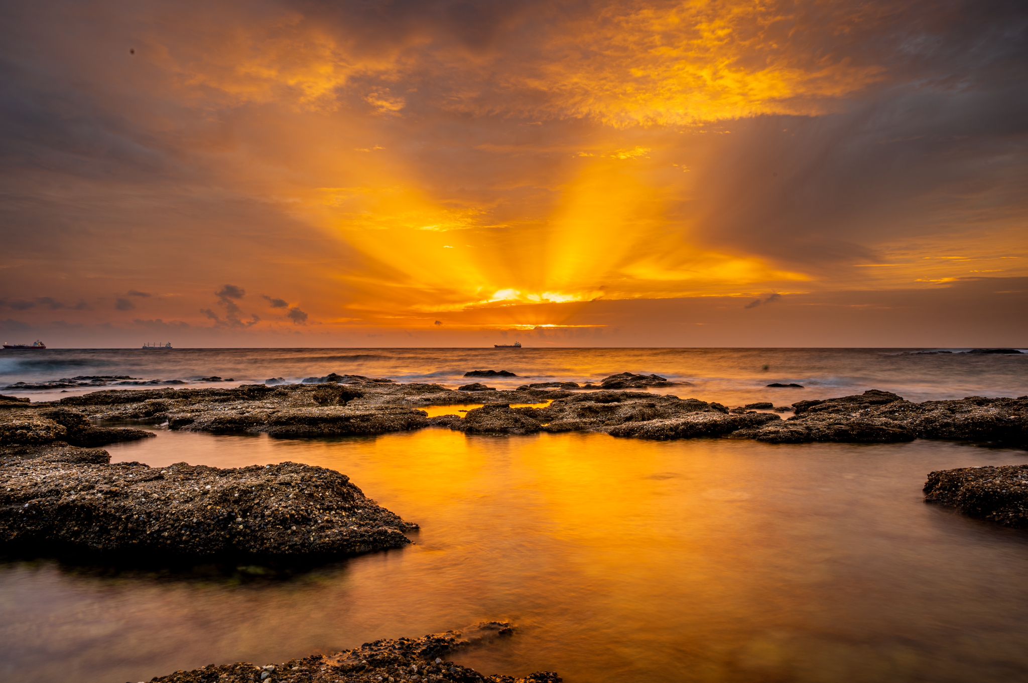 Red pill sunset