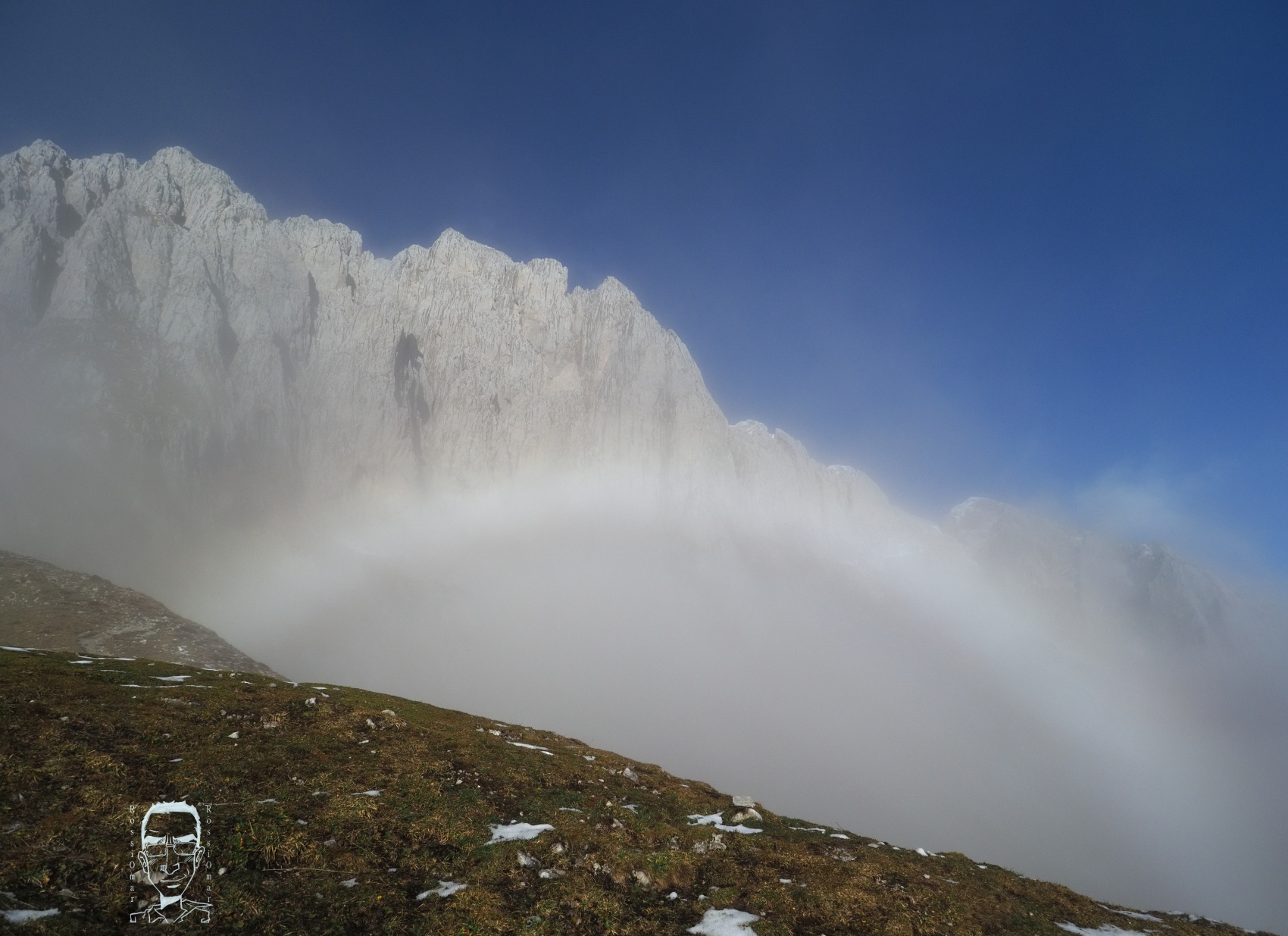 White arch and Presolana