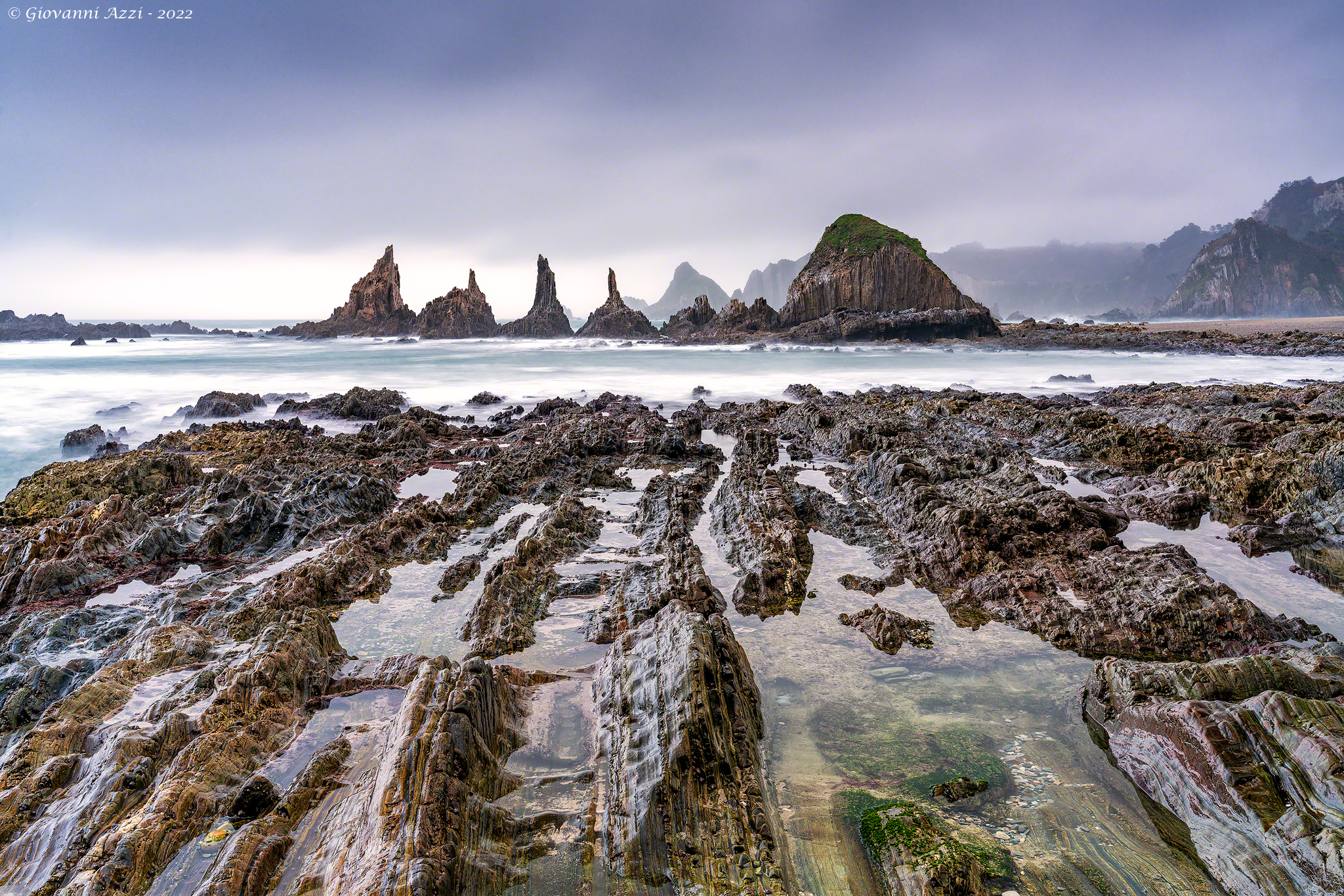 Alba nuvolosa a Gueirua 2
