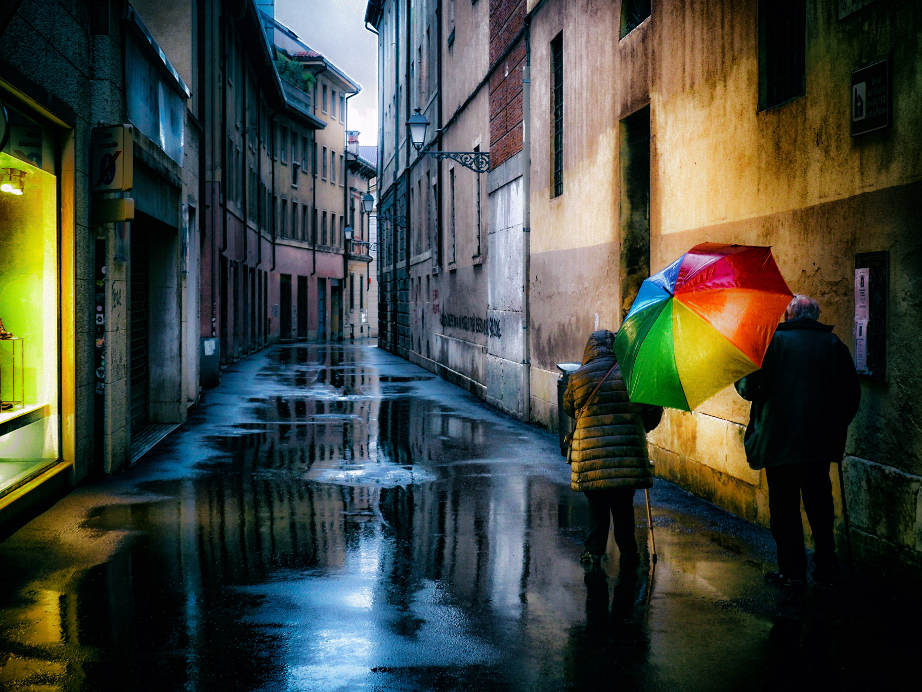 Sotto al diluvio, per la fede