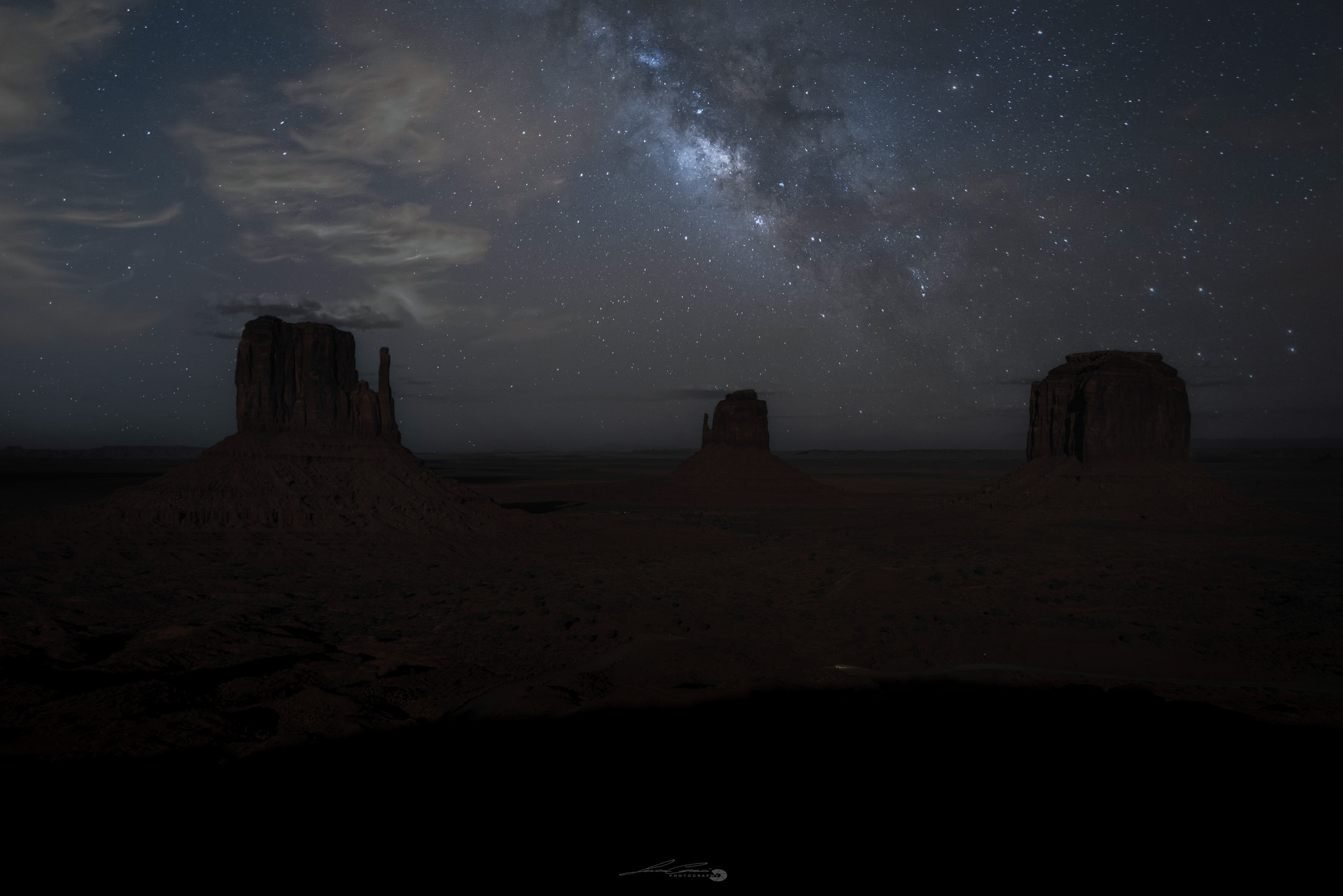 Milky Way in Monument Valley