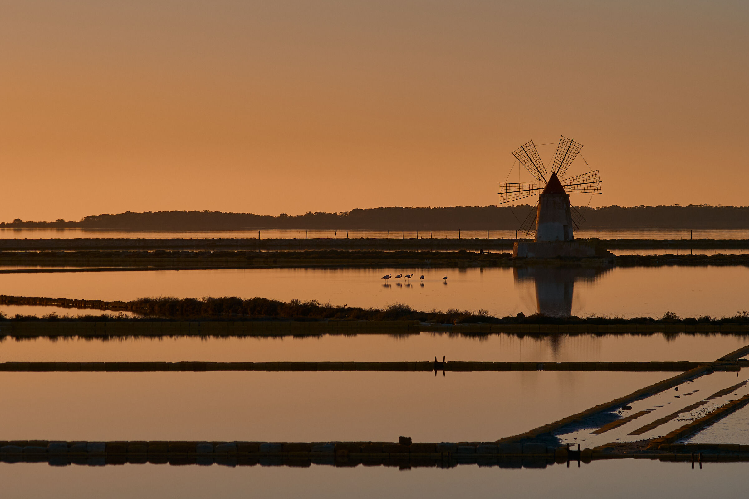la tranquillità di un tramonto