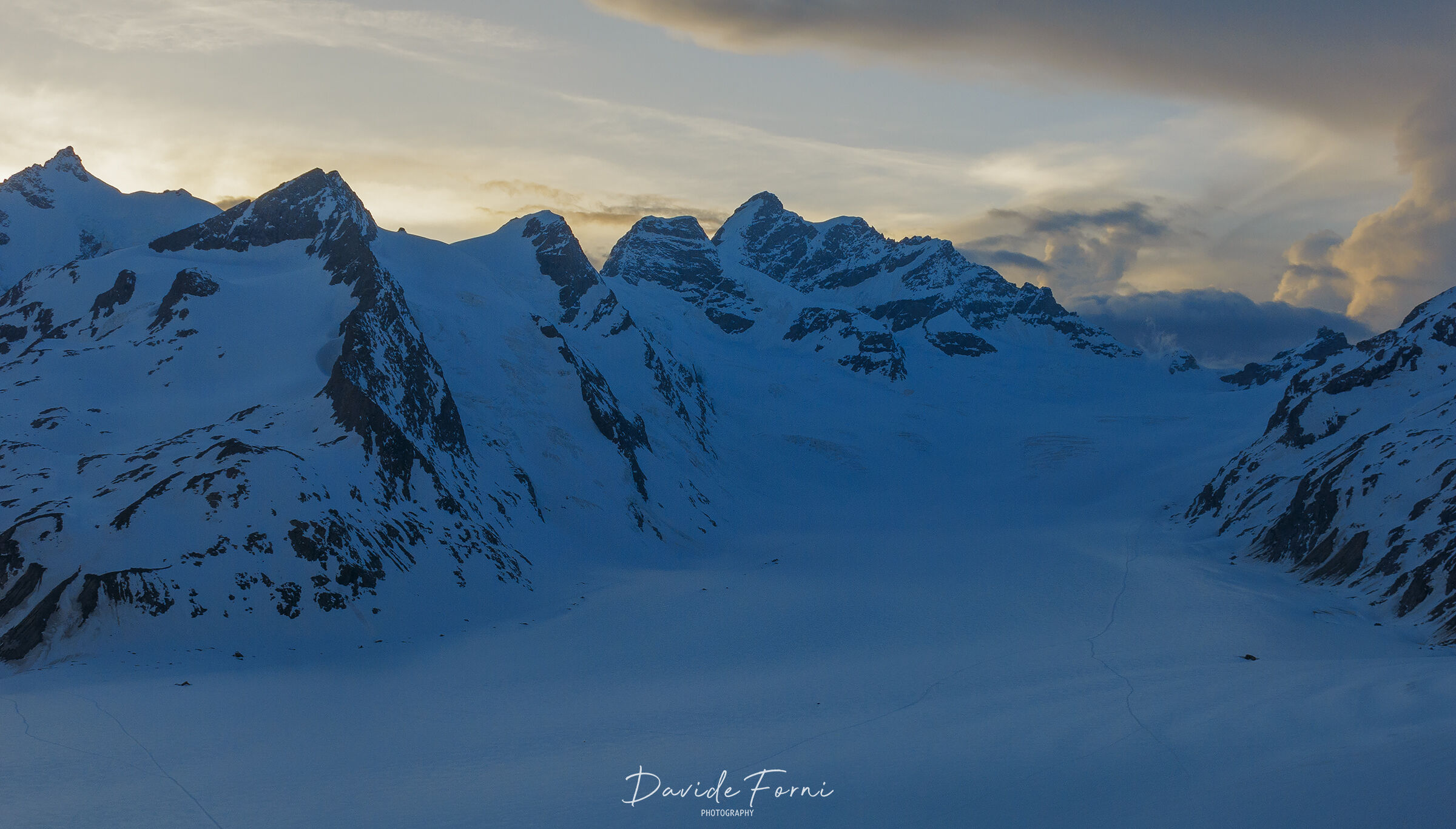 Tramonto sulla Jungfrau - Oberland Bernese