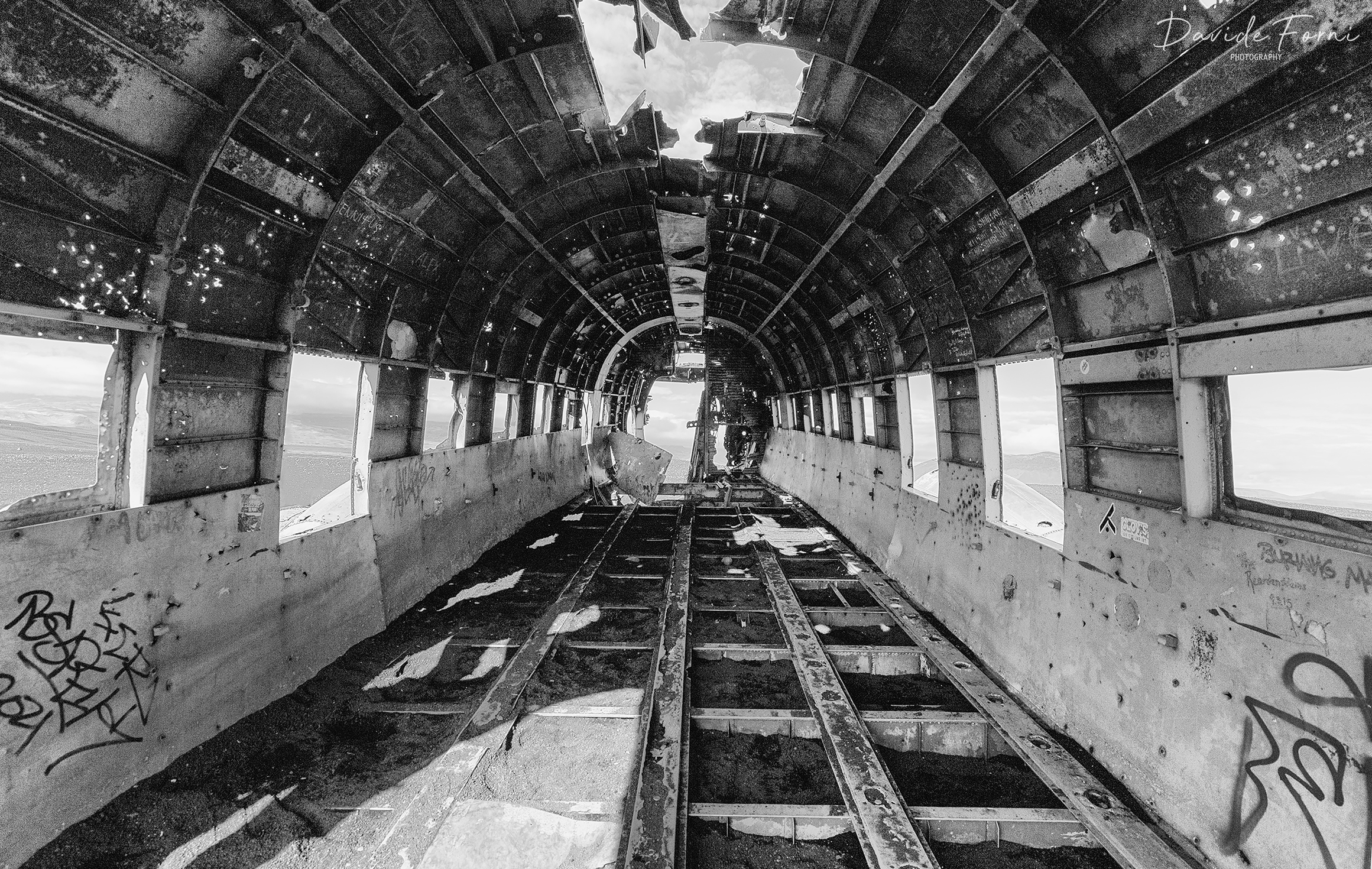 Solheimasandur - Interior of the aircraft