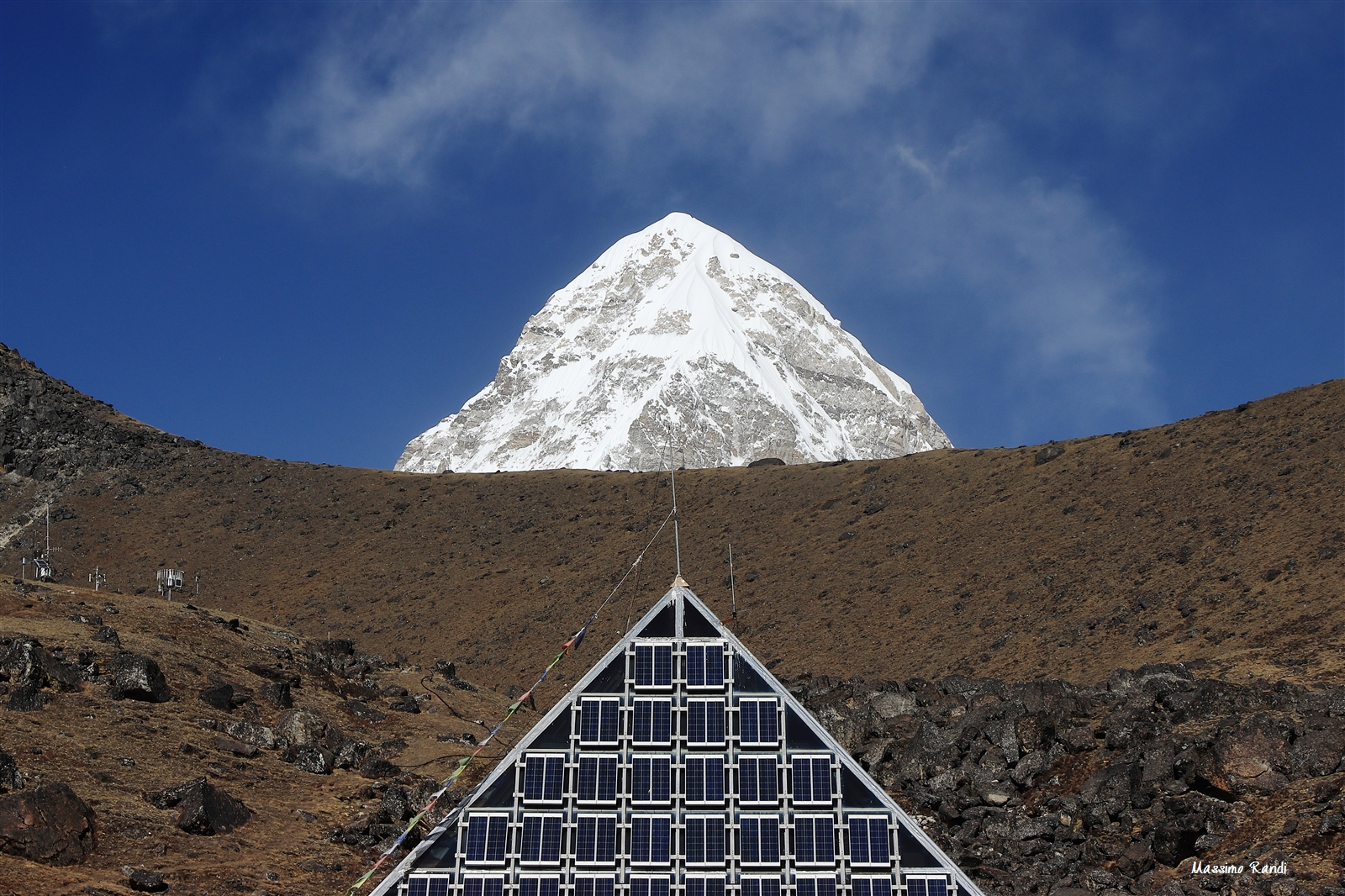 The CNR Pyramid and Pumori, Khumbu, Nepal