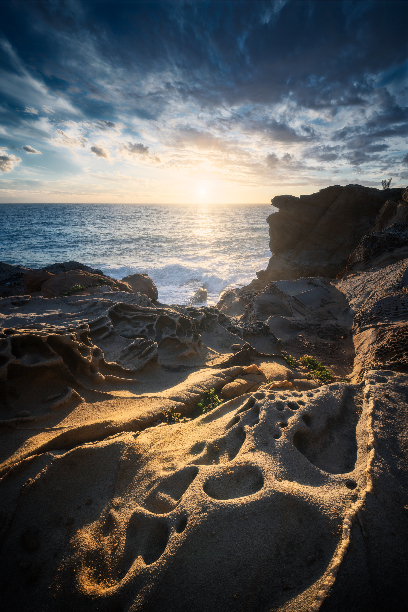 The Livorno coast with its unique rocks