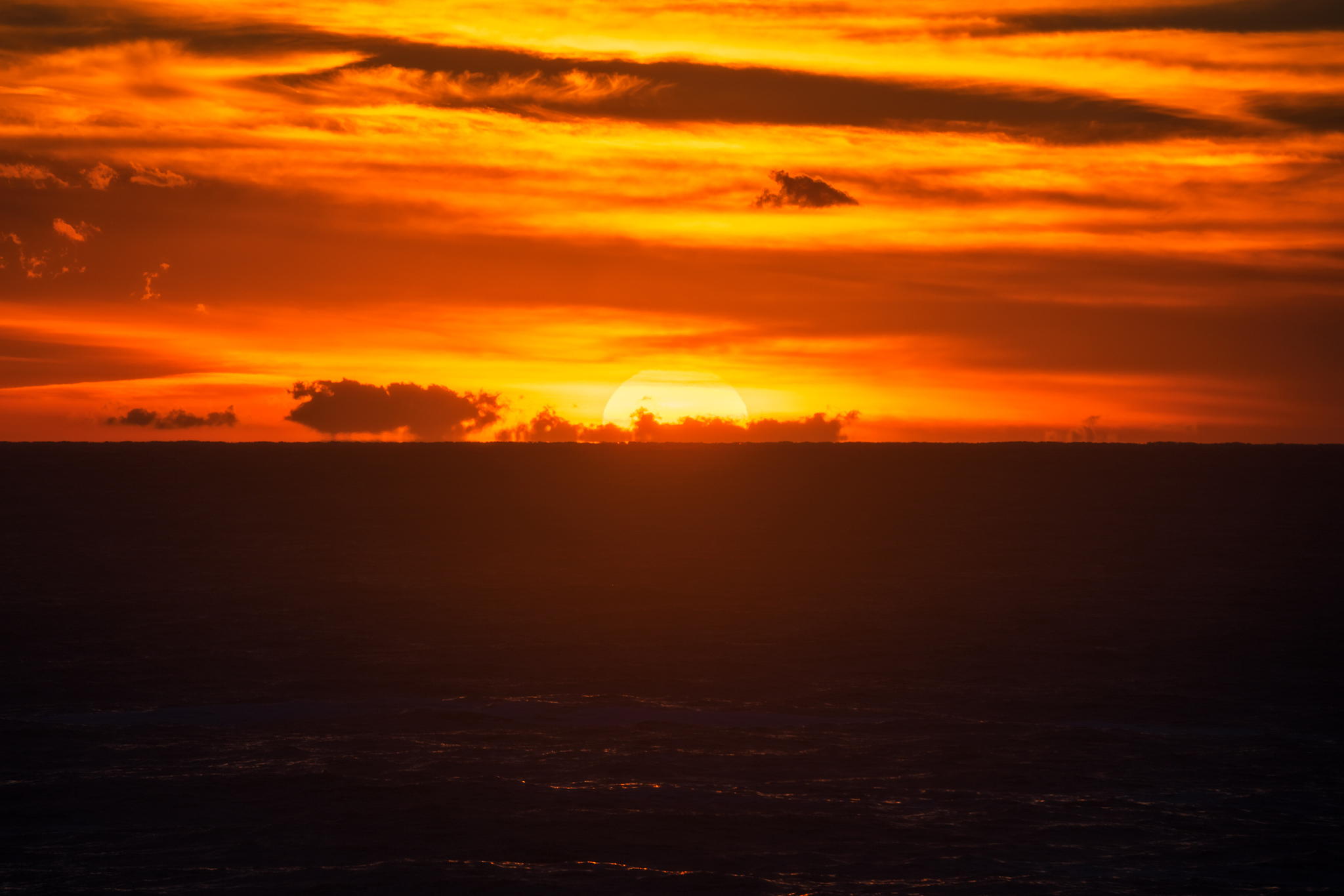 Fire sunsets