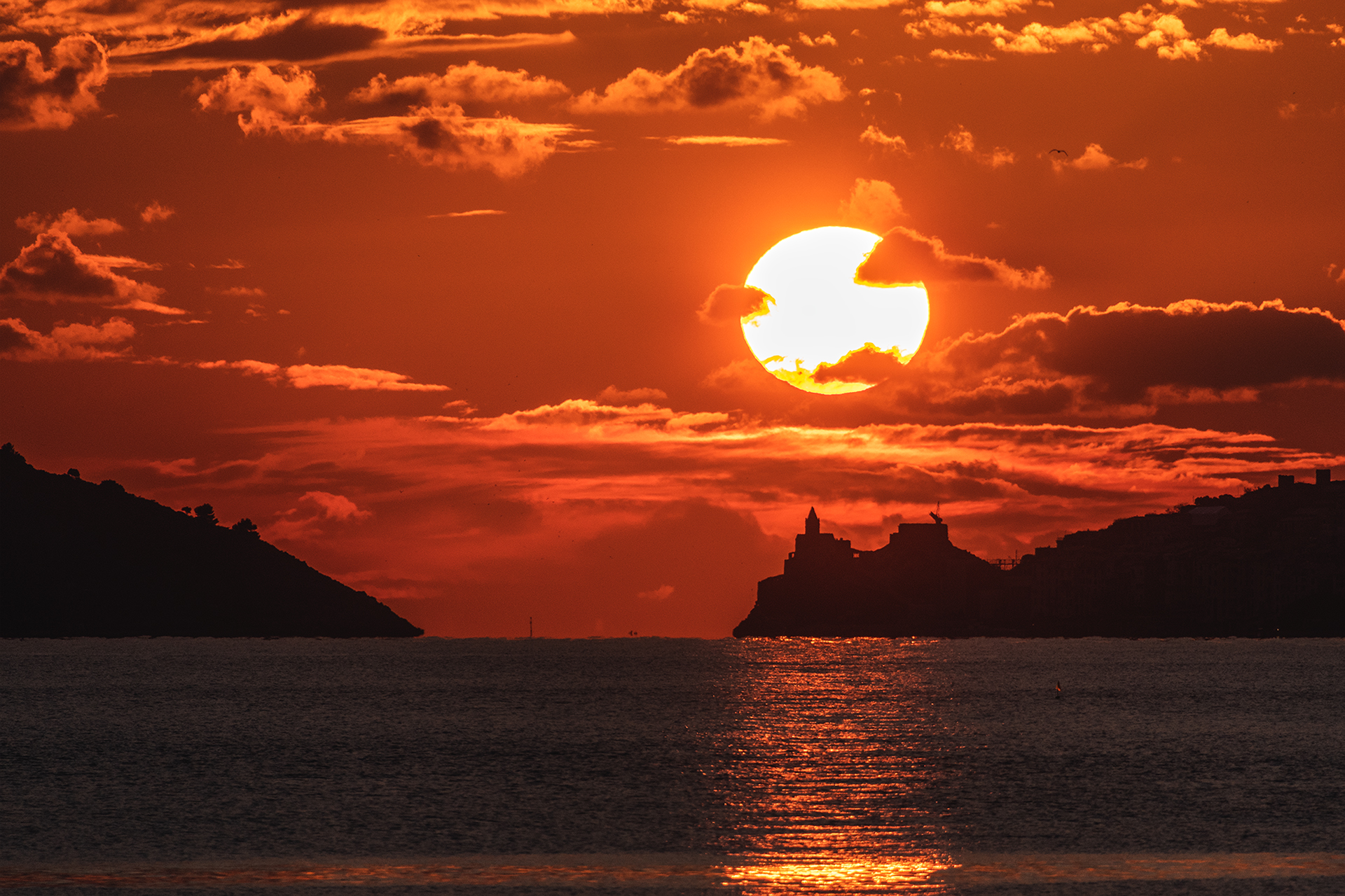 Tramonto nel Golfo dei poeti