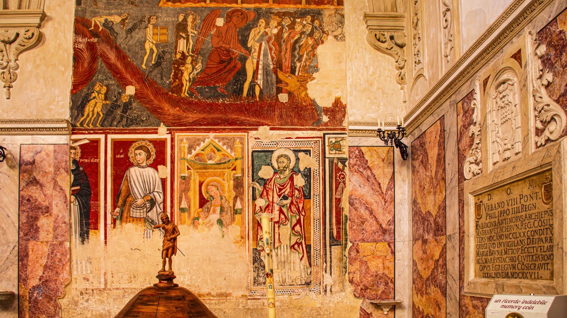 Interior of the cathedral Matera